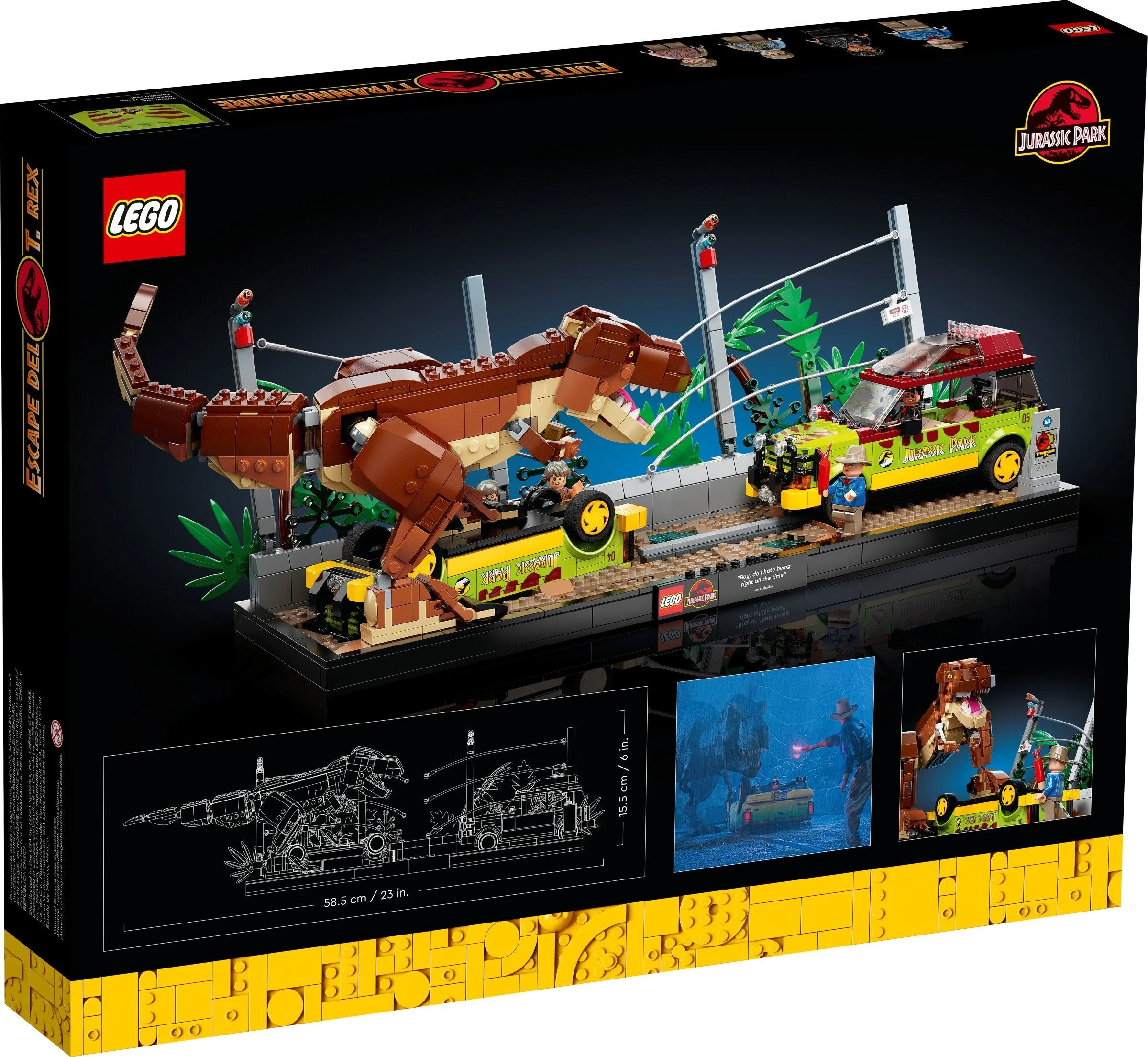 LEGO® 76956 Klocki Lego Jurassic World Tyranozaur na wolności 1212 elementów - zdjęcie 4