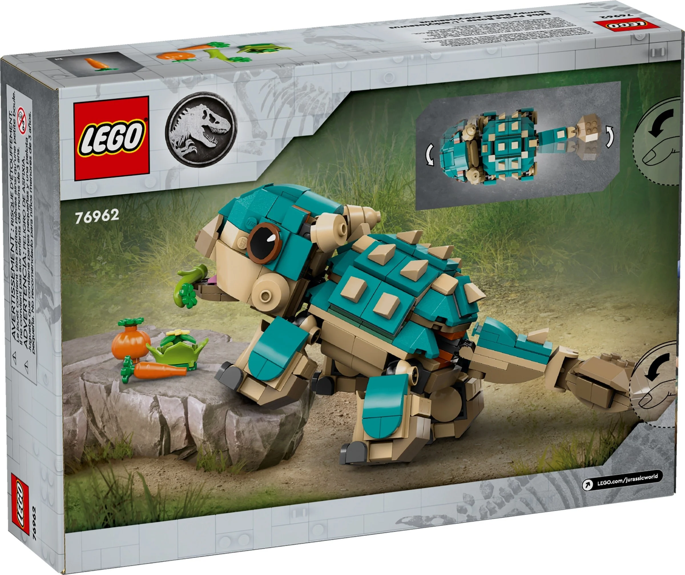 LEGO® 76962 Mały Ankylozaur Bumpy - zdjęcie 5