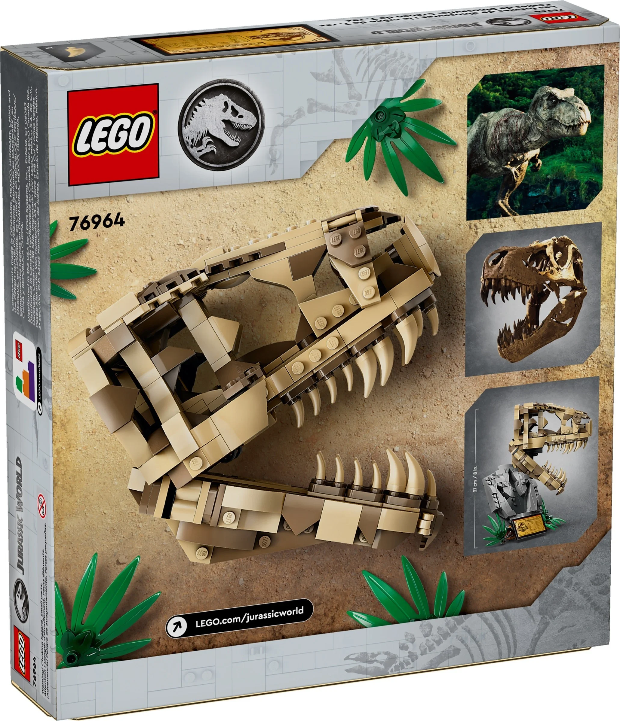 LEGO® 76964 Czaszka Tyranozaura Szkielety Dinozaurów - zdjęcie 6