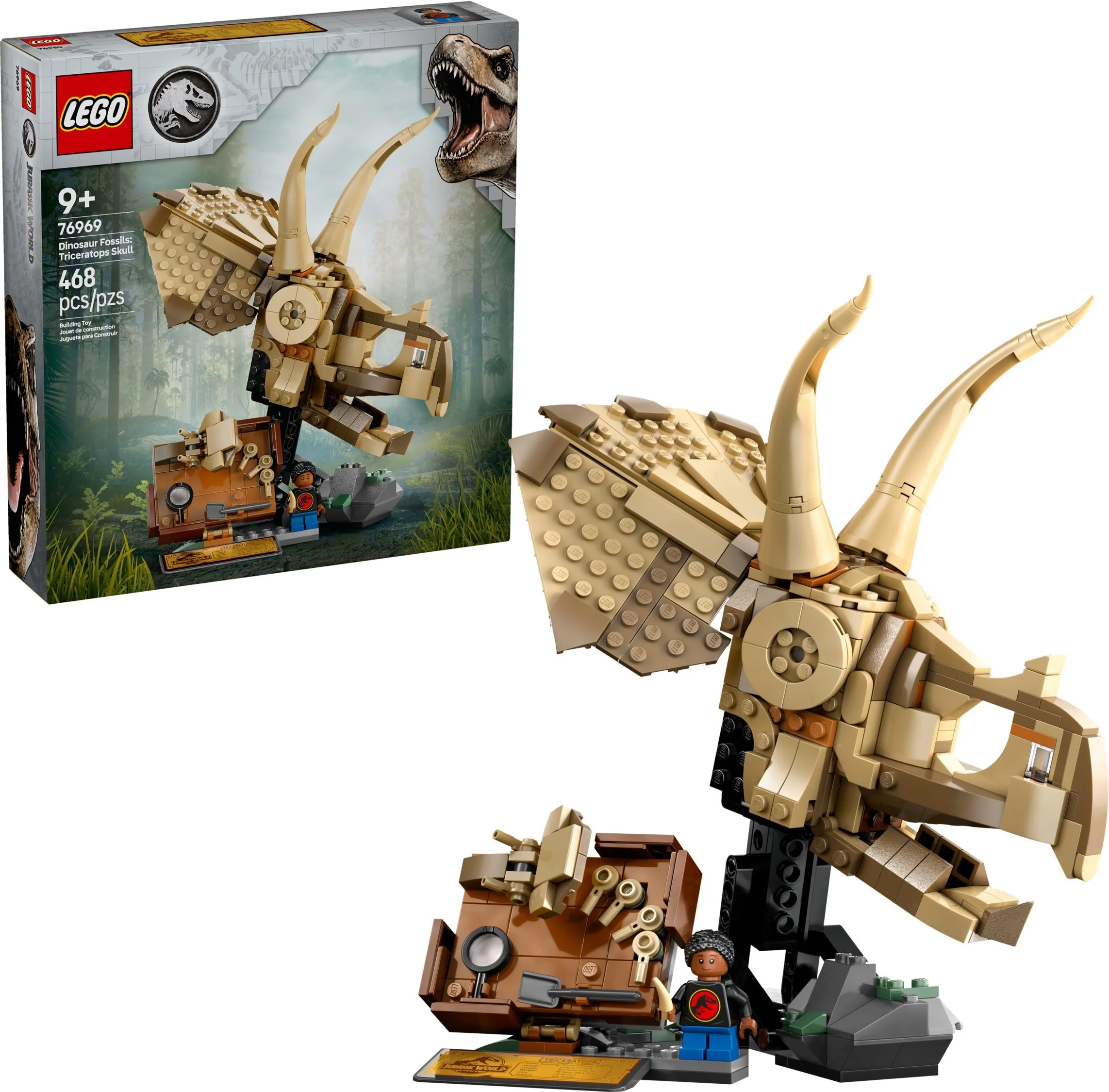 LEGO® 76969 Szkielety dinozaurów: czaszka triceratopsa - zdjęcie 3