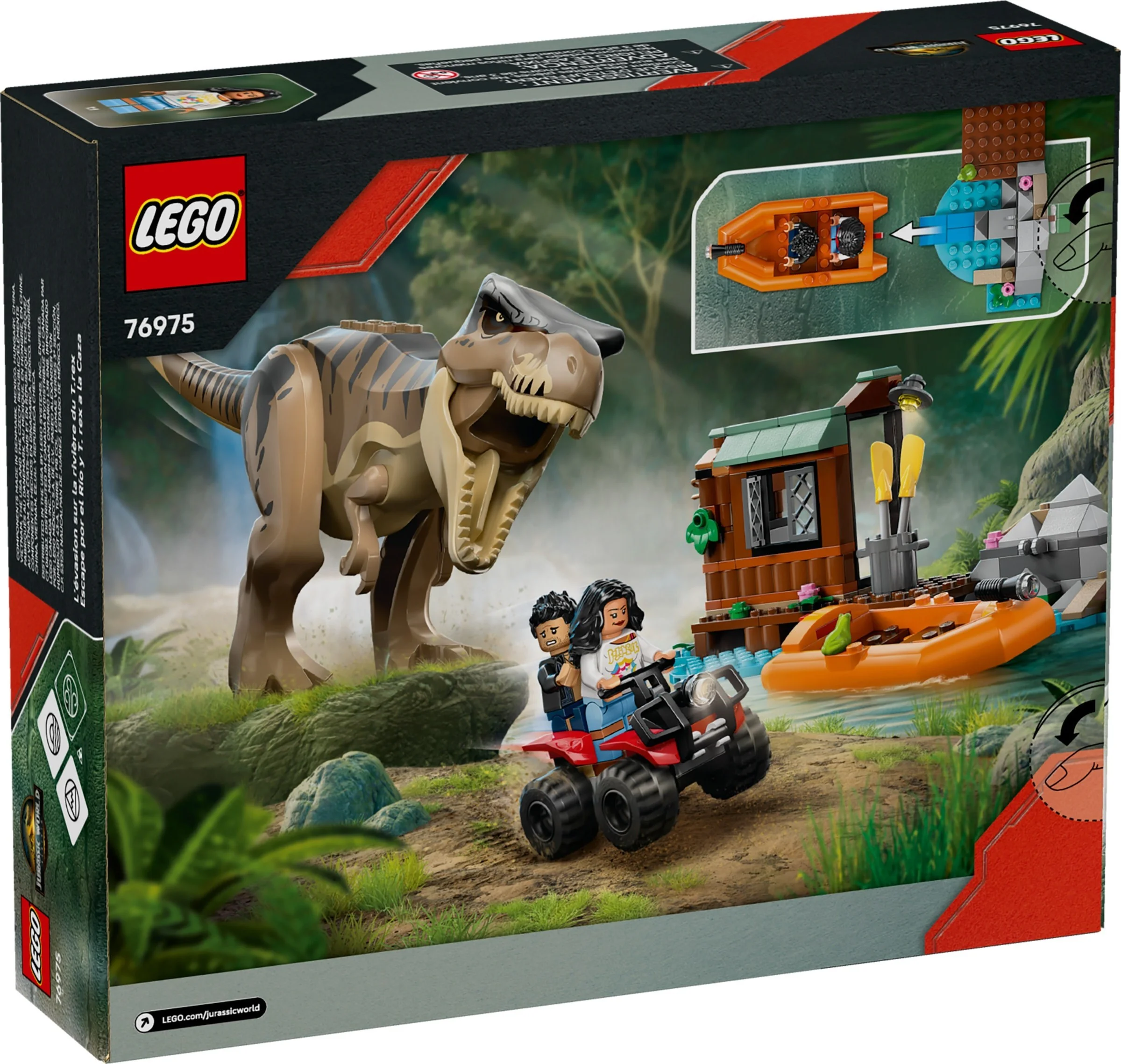 LEGO® 76975 Ucieczka rzeką przed tyranozaurem - zdjęcie 3