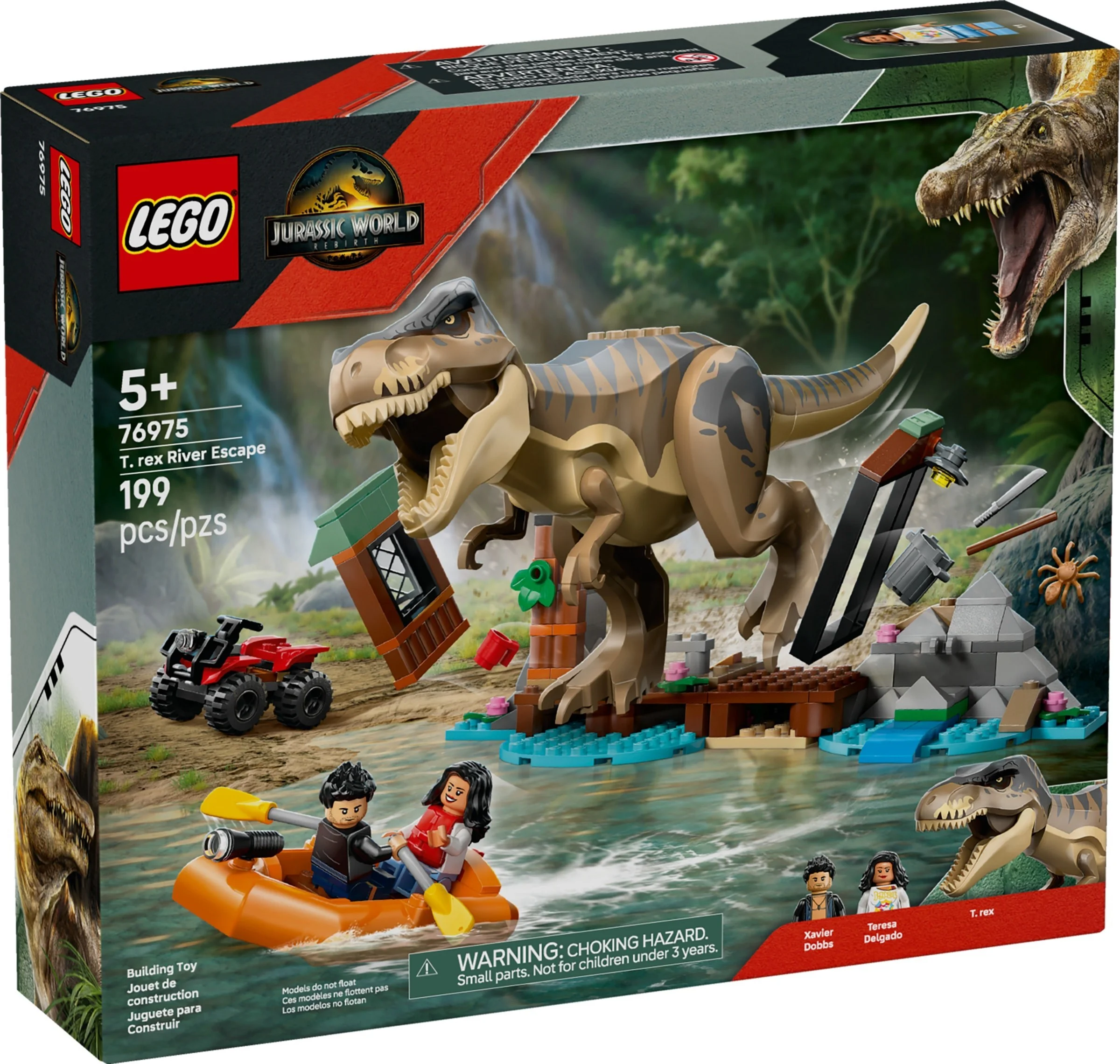 LEGO® 76975 Ucieczka rzeką przed tyranozaurem - zdjęcie 1