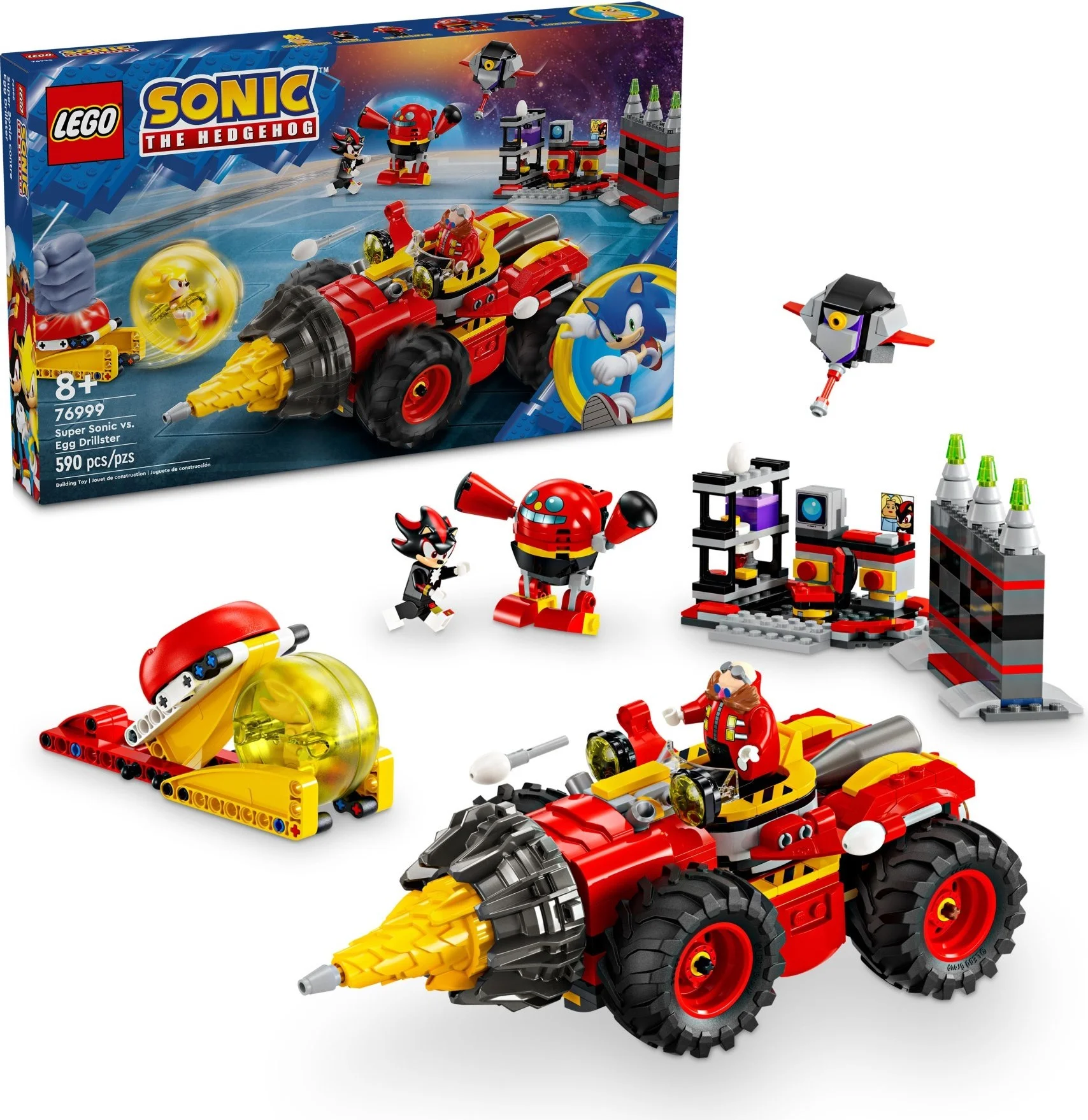 LEGO® 76999 LEGO Sonic the Hedgehog Super Sonic kontra Egg Drillster - zdjęcie 3