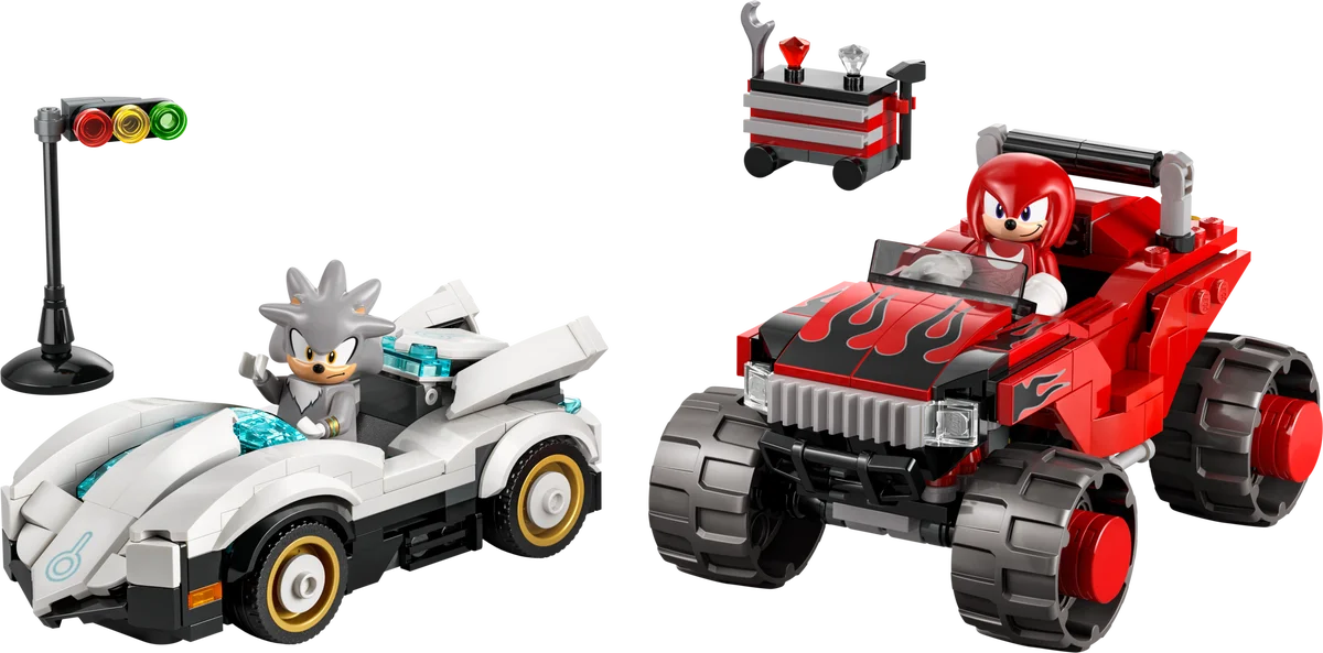 LEGO® 77118 LEGO Sonic the Hedgehog Silver w samochodzie kontra Knuckles w monster trucku - zdjęcie 13