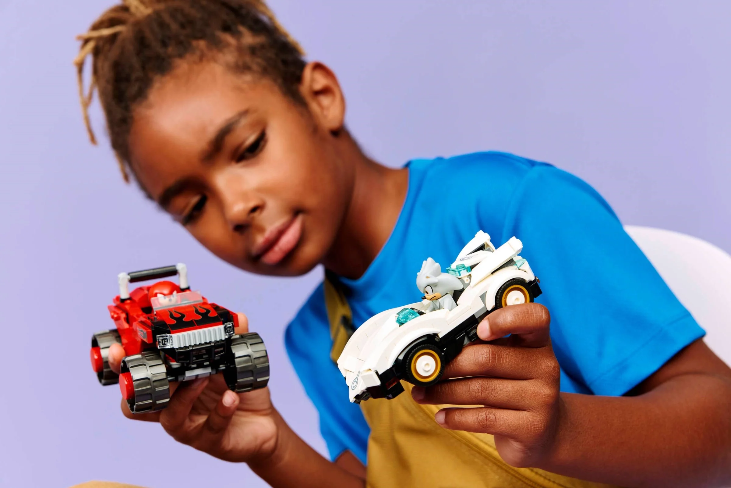 LEGO® 77118 LEGO Sonic the Hedgehog Silver w samochodzie kontra Knuckles w monster trucku - zdjęcie 18