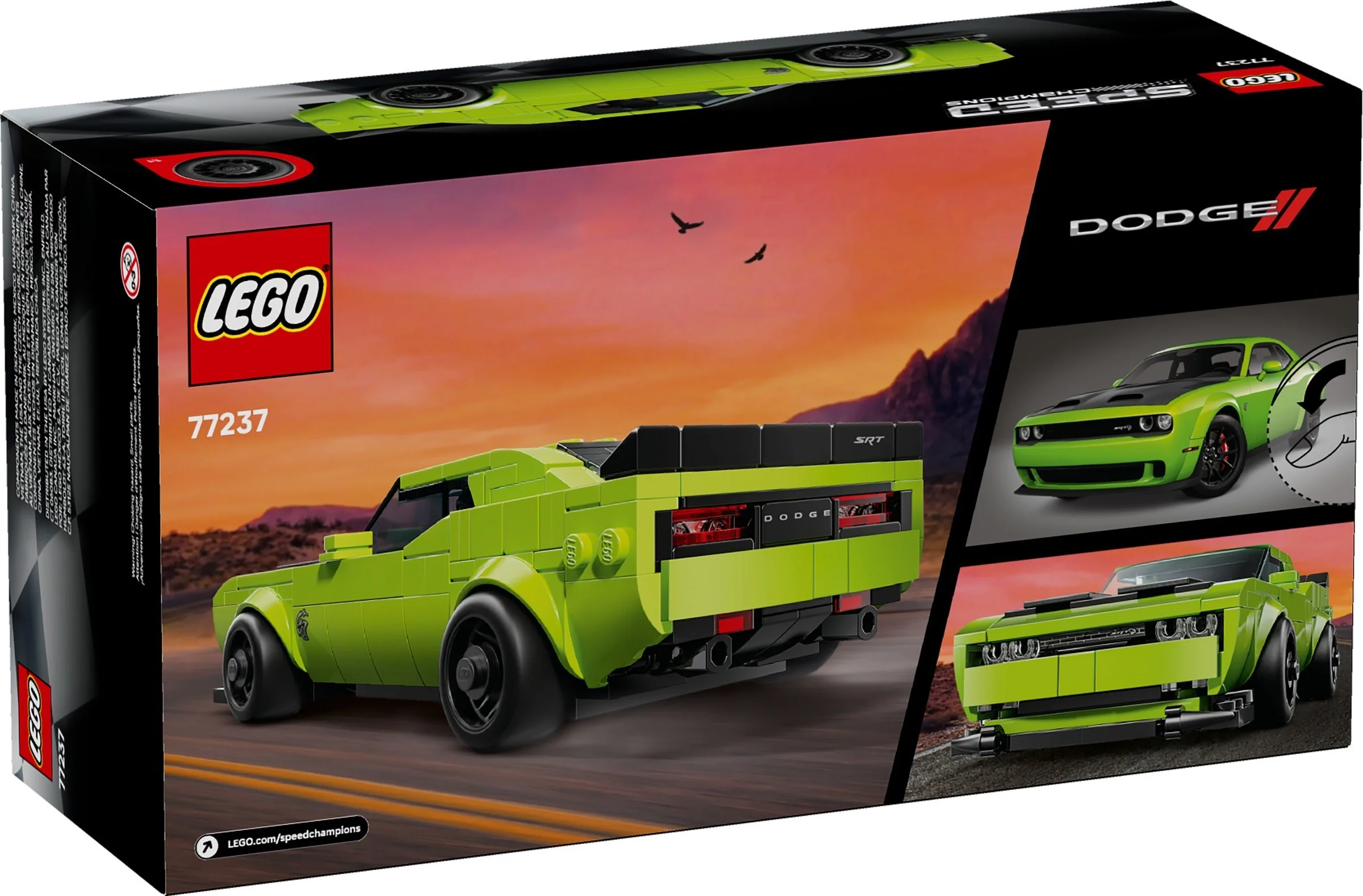 LEGO® 77237 Samochód Sportowy Dodge Challenger Srt Hellcat - zdjęcie 2