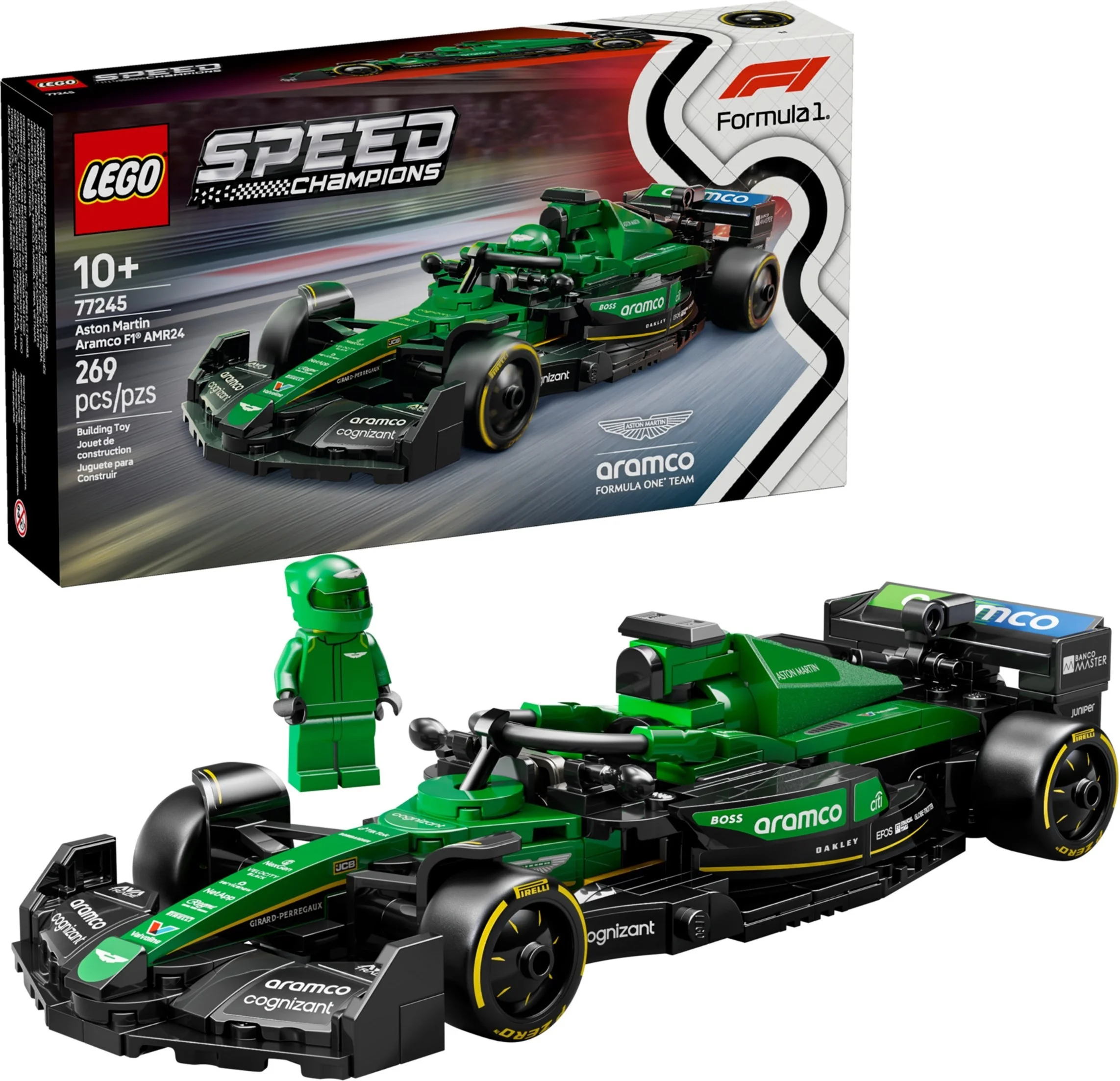 LEGO® 77245 Bolid F1® Aston Martin Aramco AMR24 - zdjęcie 3