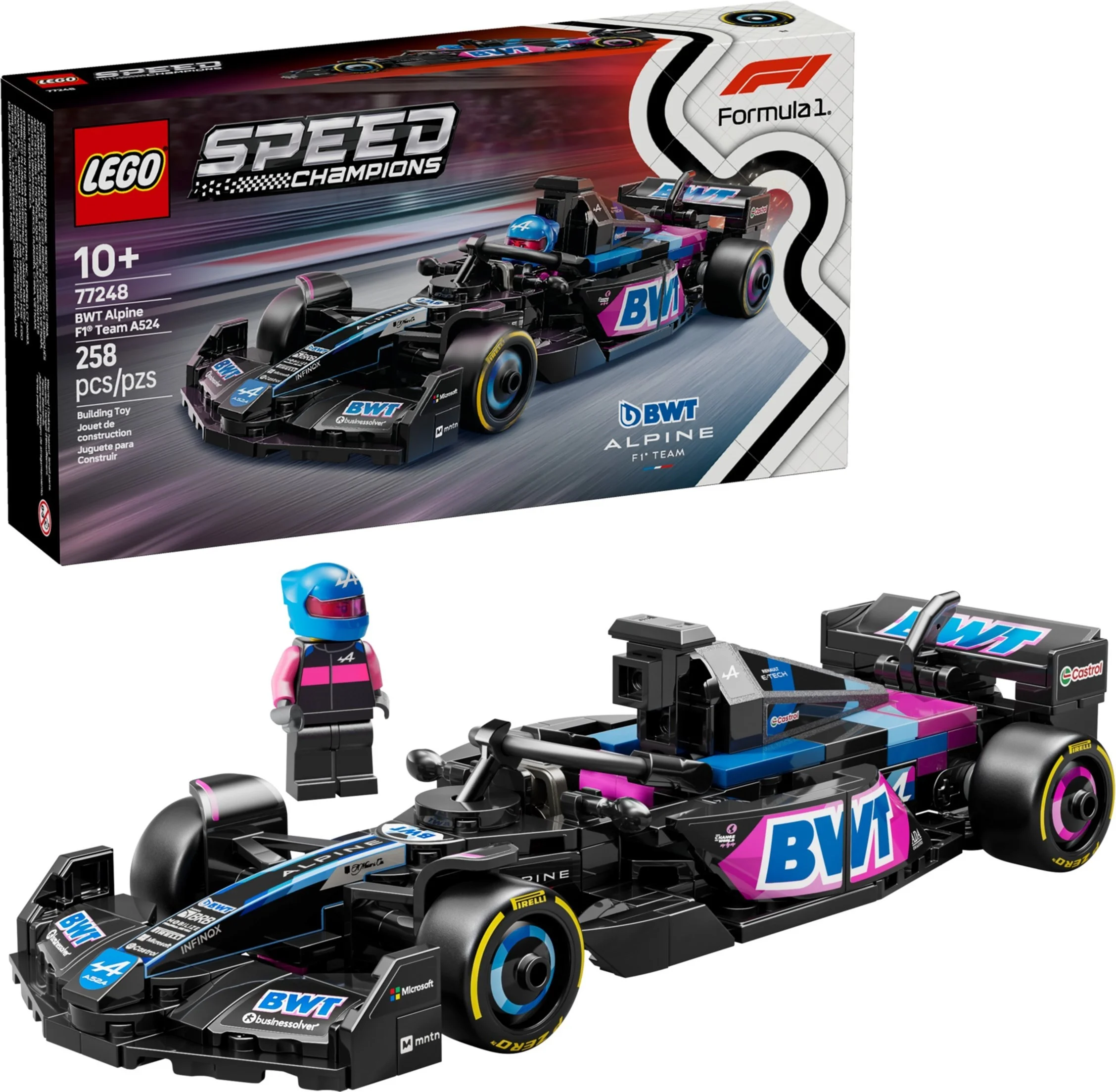 LEGO® 77248 Zespół Bolid F1® BWT Alpine A524 - zdjęcie 3