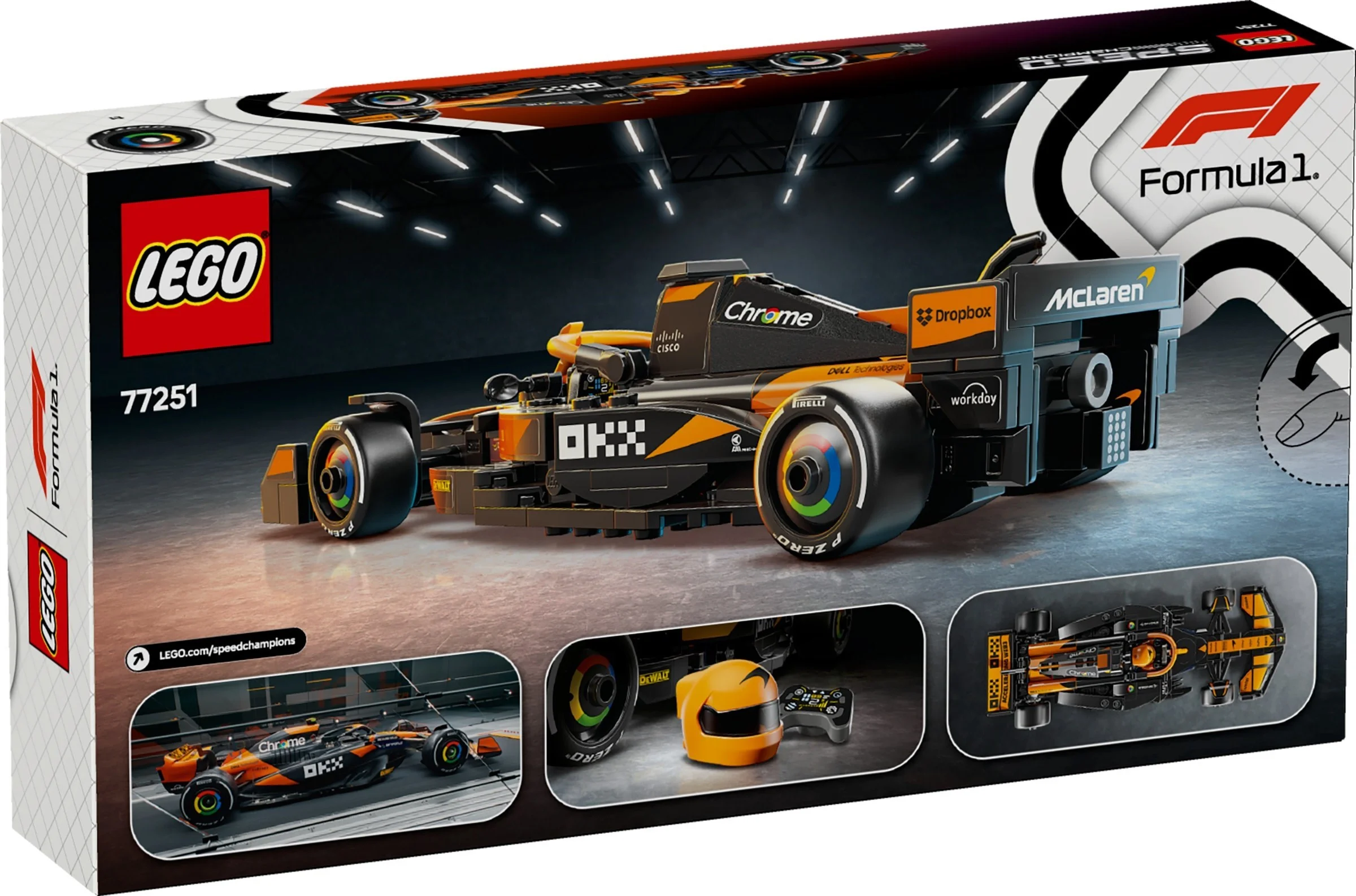 LEGO® 77251 Zespół Bolid F1® McLaren MCL38 - zdjęcie 1
