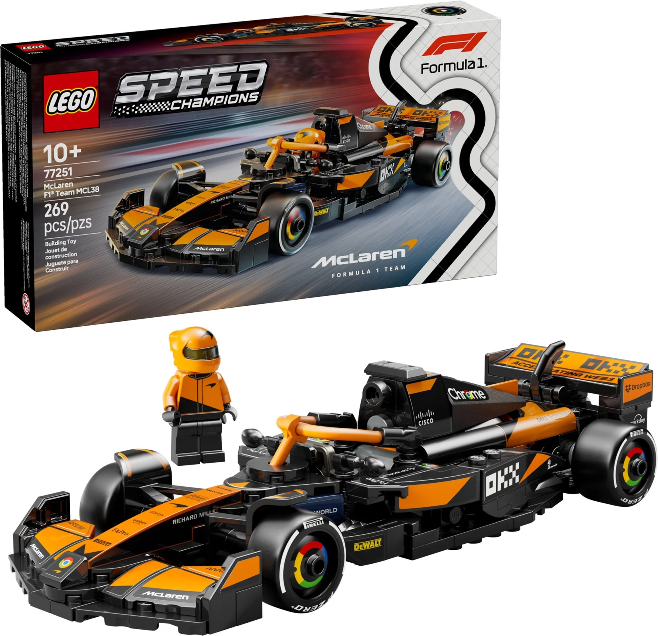 LEGO® 77251 Zespół Bolid F1® McLaren MCL38 - zdjęcie 4
