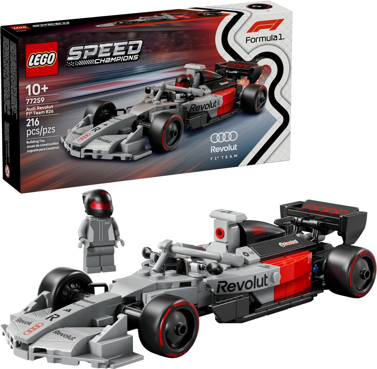 LEGO® 77259 Bolid Audi Revolut F1 Team R26 - zdjęcie 6