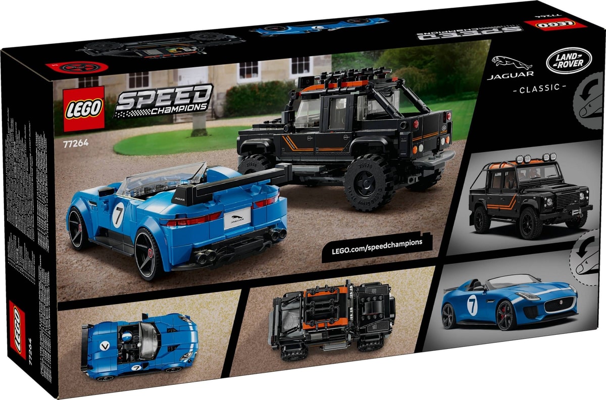 LEGO® 77264 Jaguar Project 7 i Land Rover Defender - zdjęcie 2