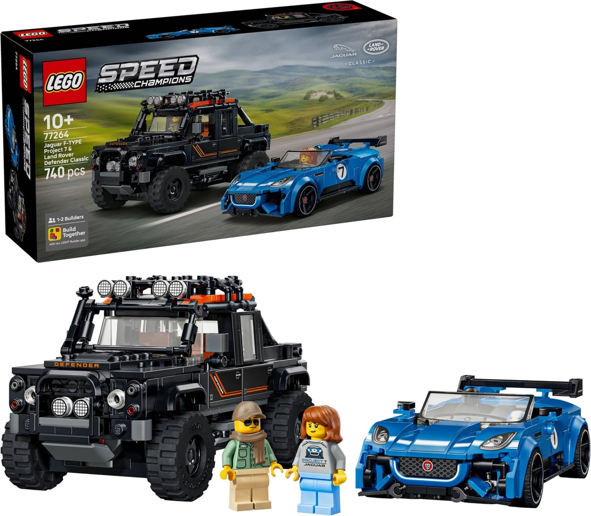 LEGO® 77264 Jaguar Project 7 i Land Rover Defender - zdjęcie 4