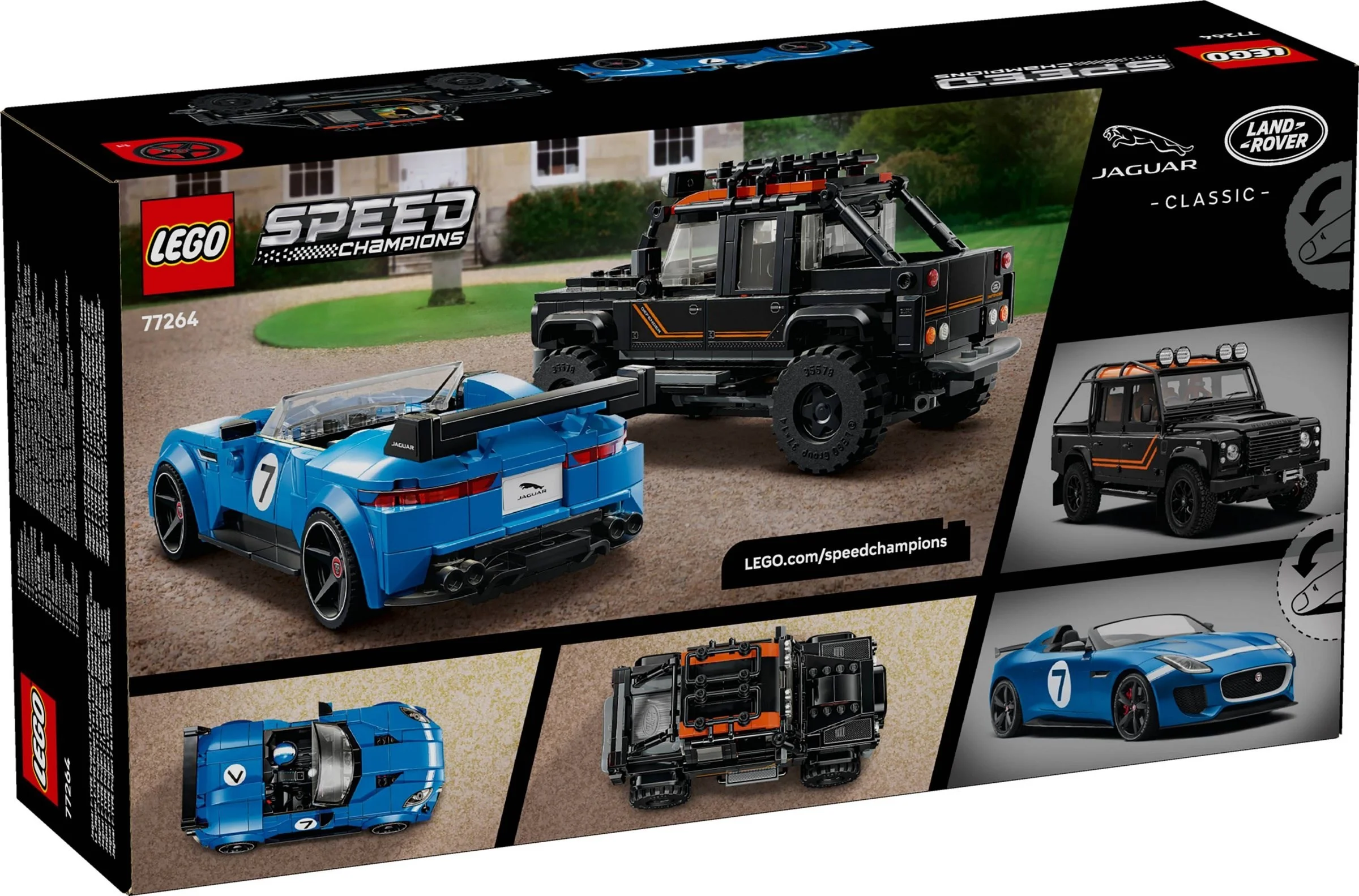 LEGO® 77264 Jaguar Project 7 i Land Rover Defender - zdjęcie 1
