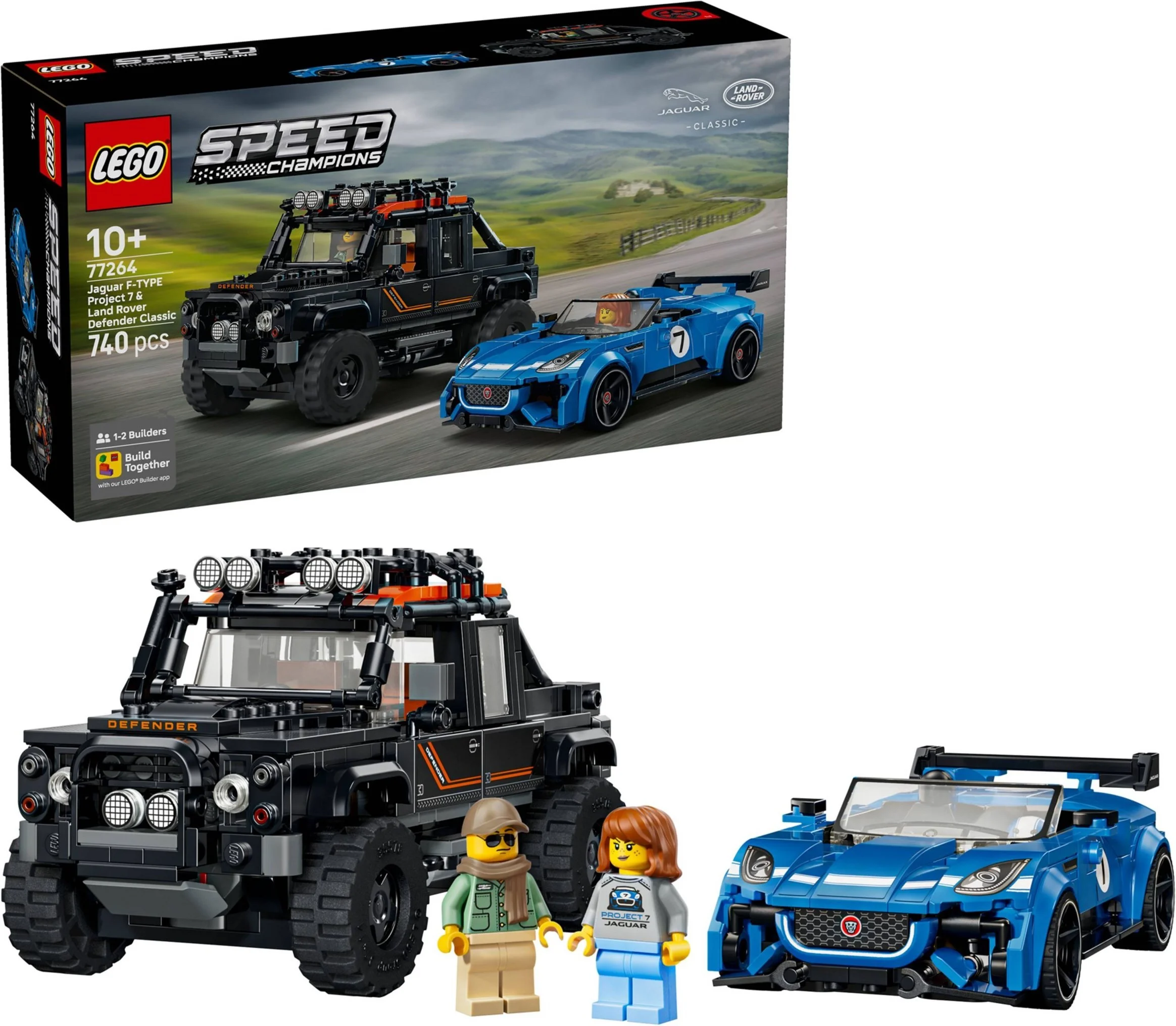 LEGO® 77264 Jaguar Project 7 i Land Rover Defender - zdjęcie 2
