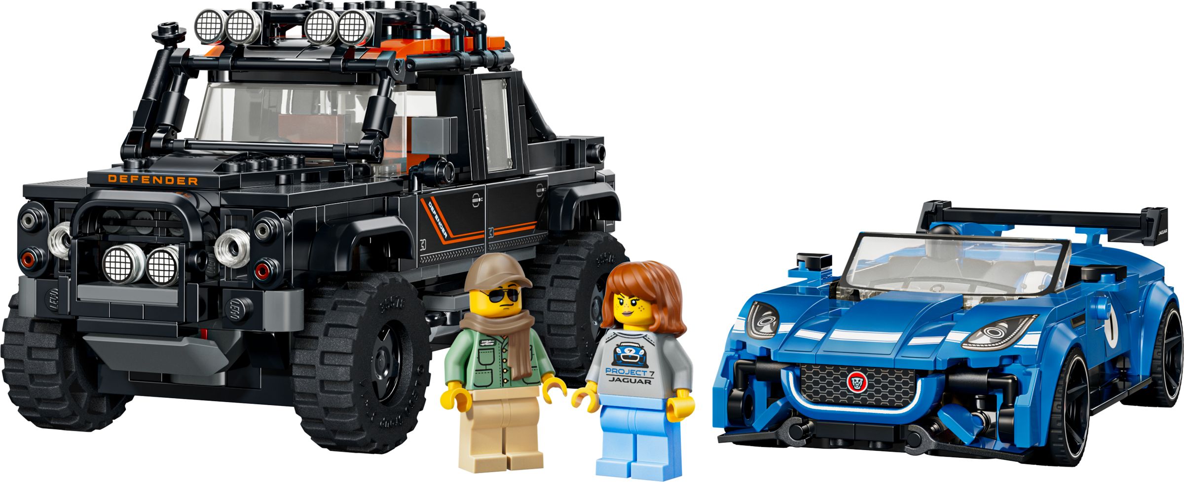 LEGO® 77264 Jaguar Project 7 i Land Rover Defender - zdjęcie 1