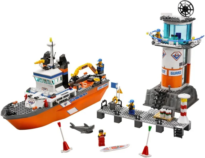 LEGO® 7739 Łódź patrolowa wieża straży Unikat - zdjęcie 1