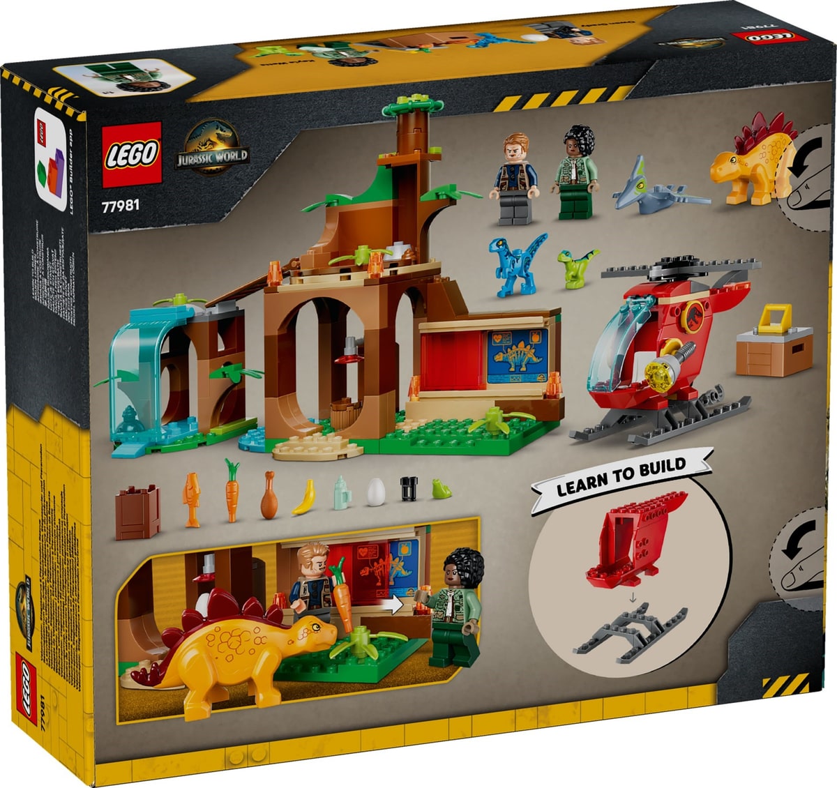 LEGO® 77981 Welociraptor, stegozaur i pteranodon - Centrum ratunkowe - zdjęcie 9