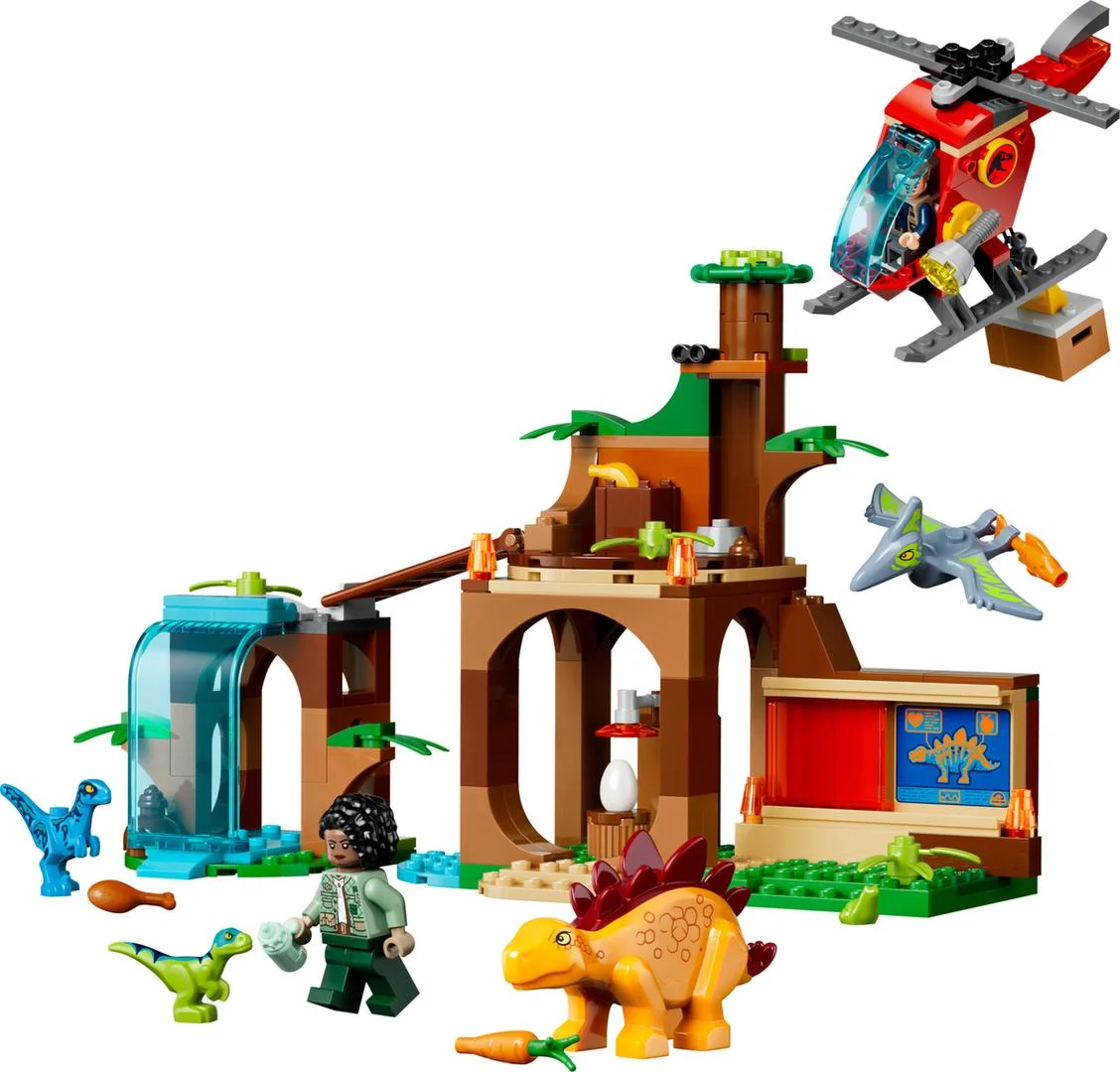 LEGO® 77981 Velociraptor, Stegosaurus & Pteranodon Rescue