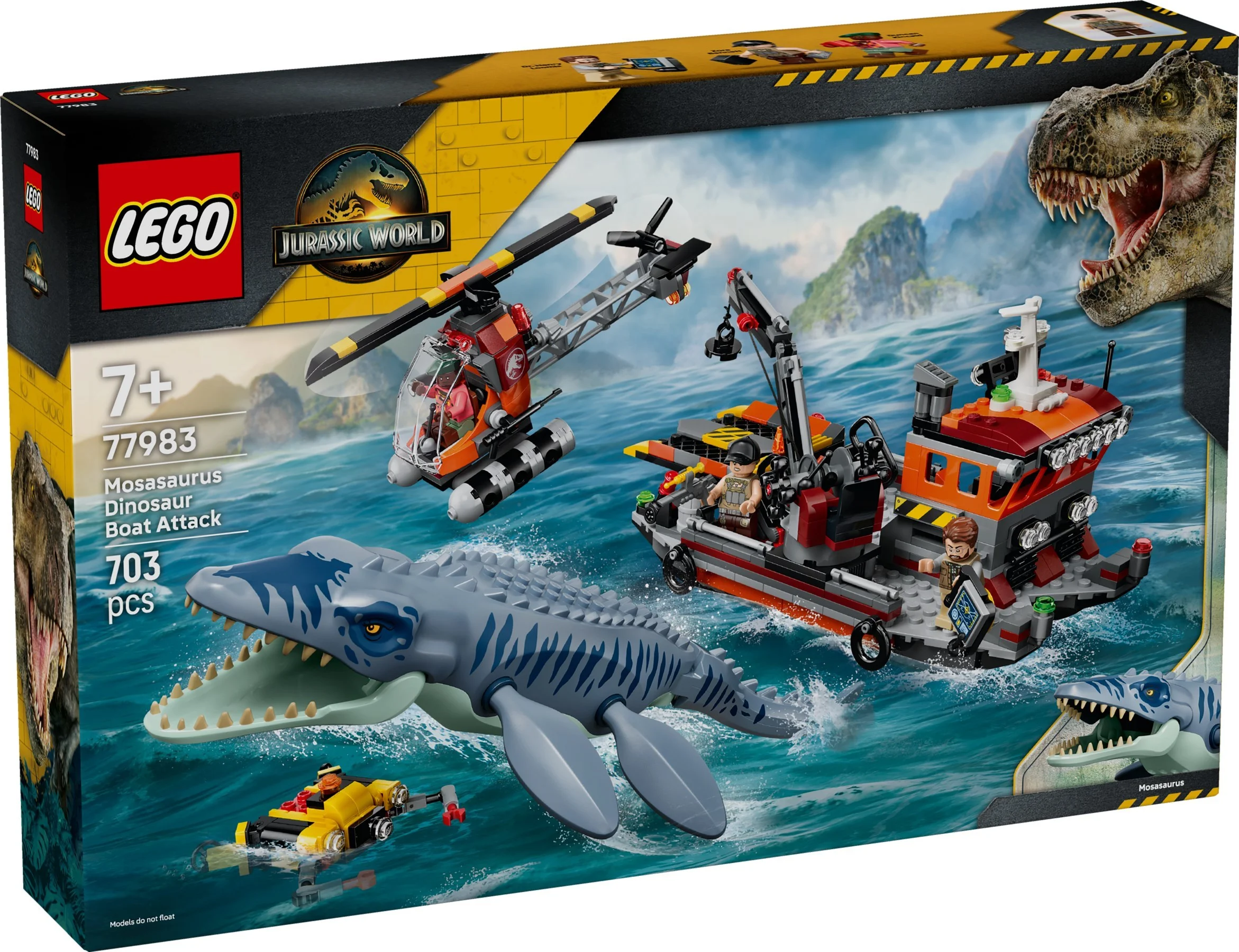 LEGO® 77983 Mosasaurus Dinosaur Boat Attack - zdjęcie 3