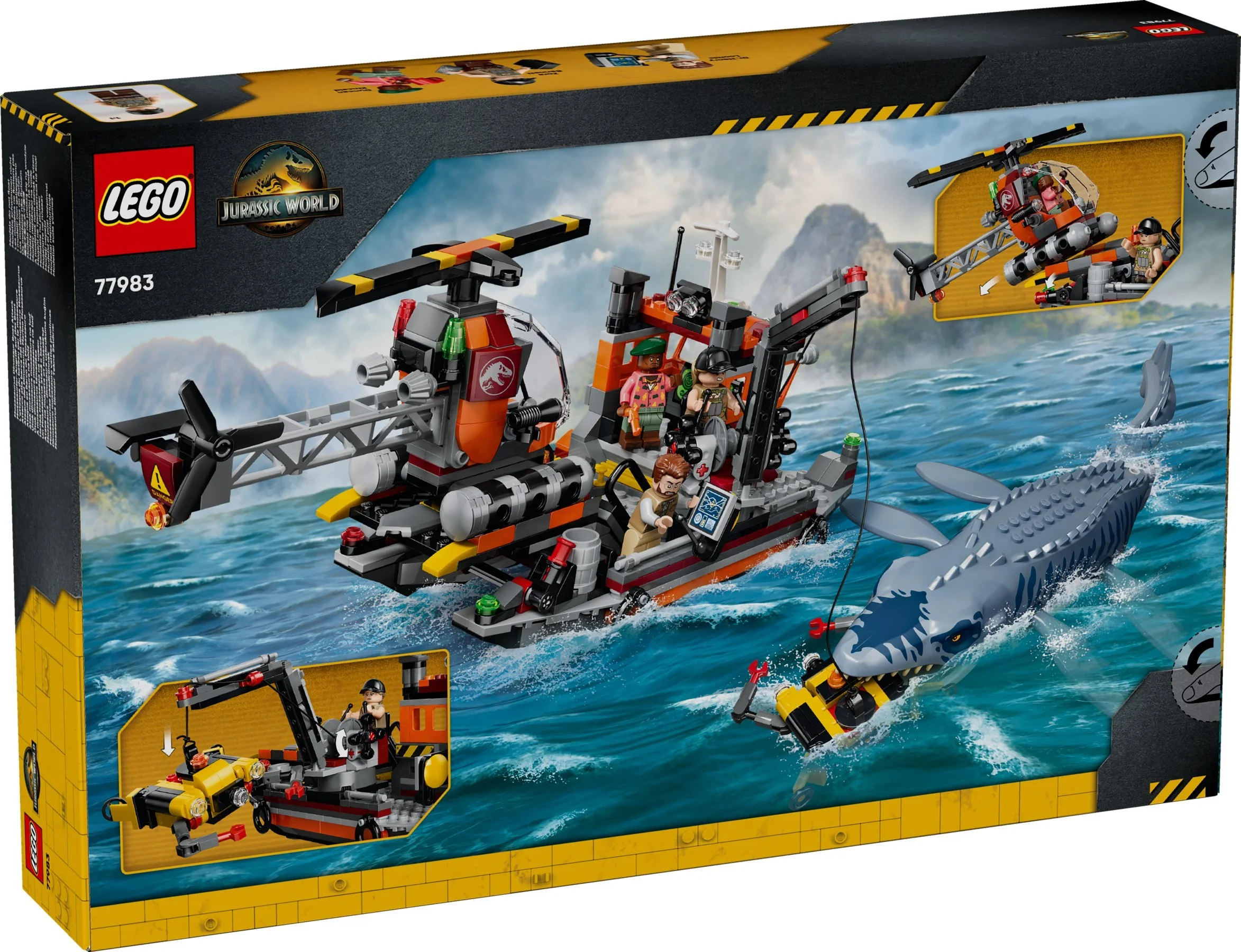 LEGO® 77983 Mosasaurus Dinosaur Boat Attack - zdjęcie 4