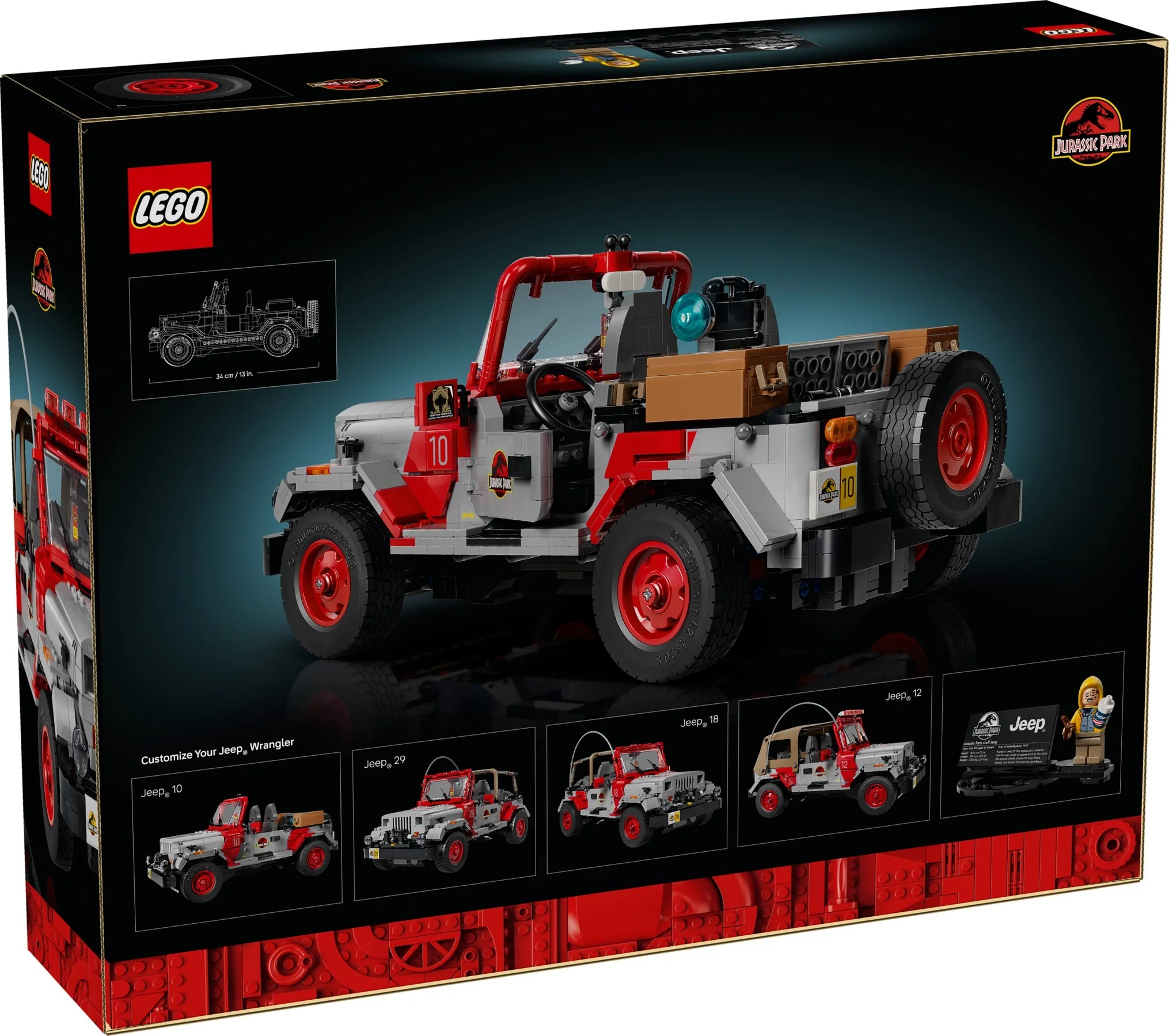 LEGO® 77984 Jurassic Park Jeep Wrangler - zdjęcie 2