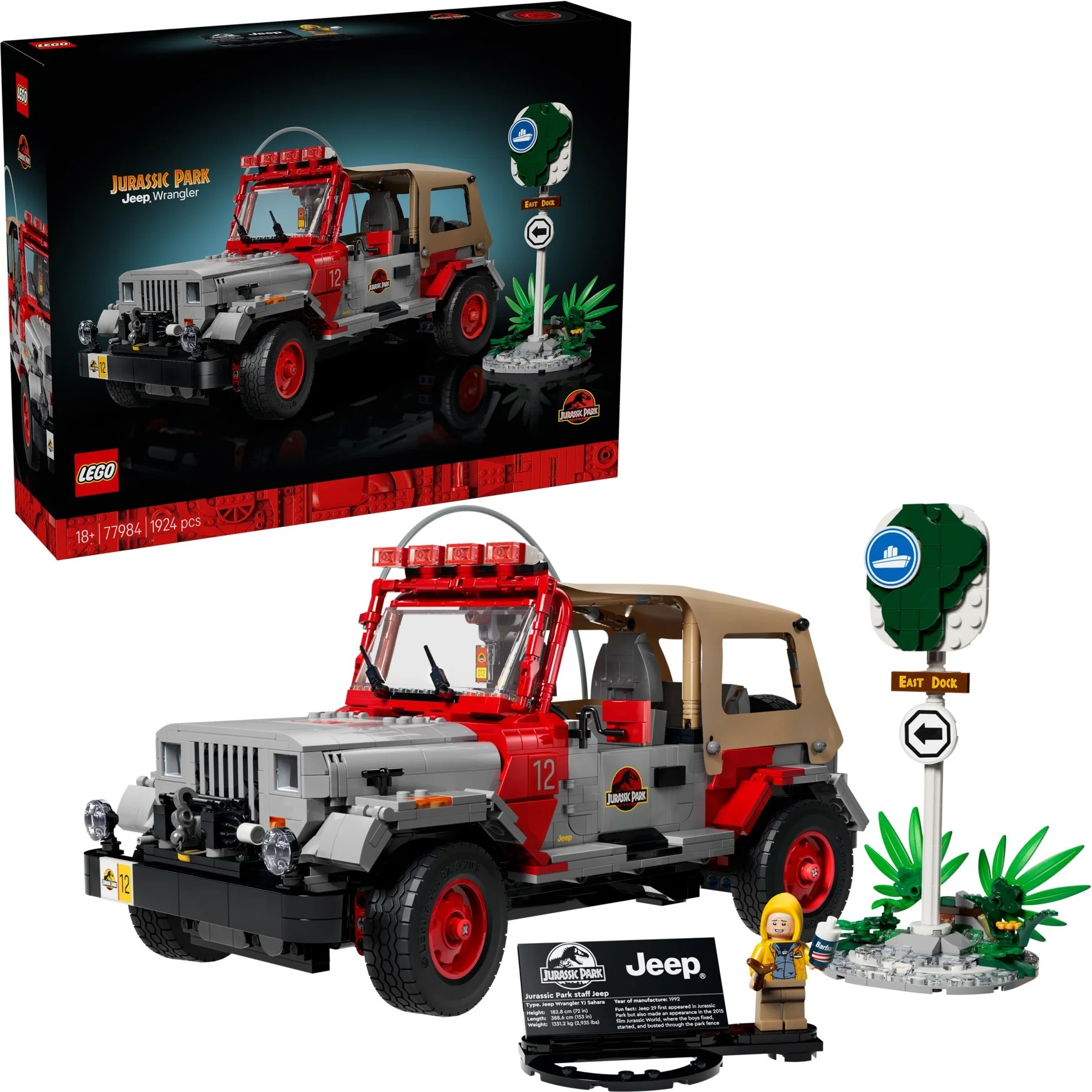 LEGO® 77984 Jurassic Park Jeep Wrangler - zdjęcie 3