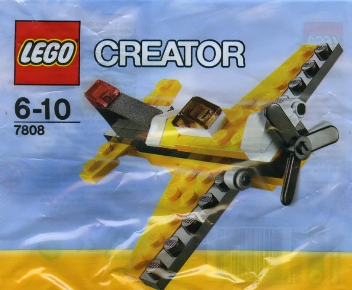 LEGO® 7808 Oryginalne Lego Creator Yellow airplaney Samolot Klocki Nowe - zdjęcie 1