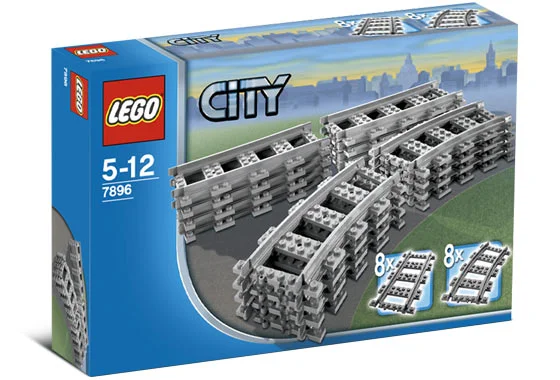 LEGO® 7896 Straight & Curved Rails - zdjęcie 2