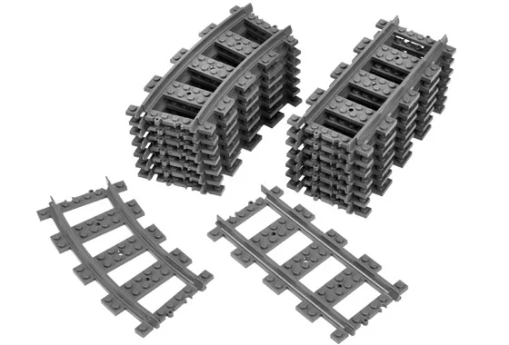 LEGO® 7896 Straight & Curved Rails - zdjęcie 4
