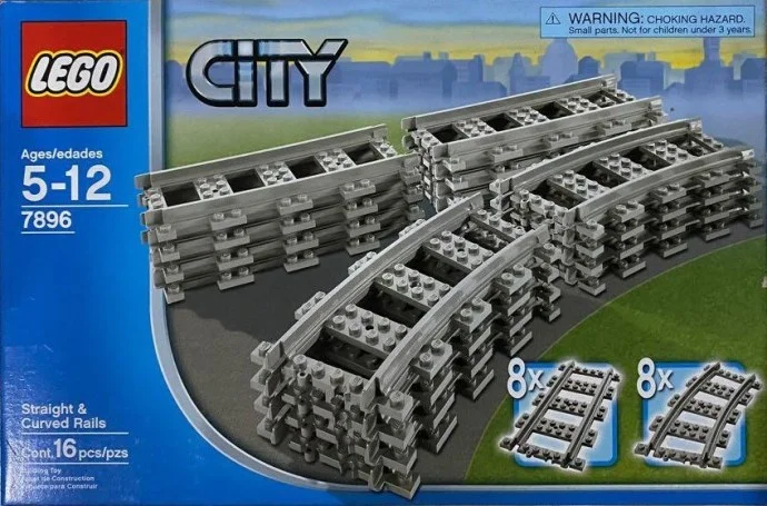 LEGO® 7896 Straight & Curved Rails - zdjęcie 1