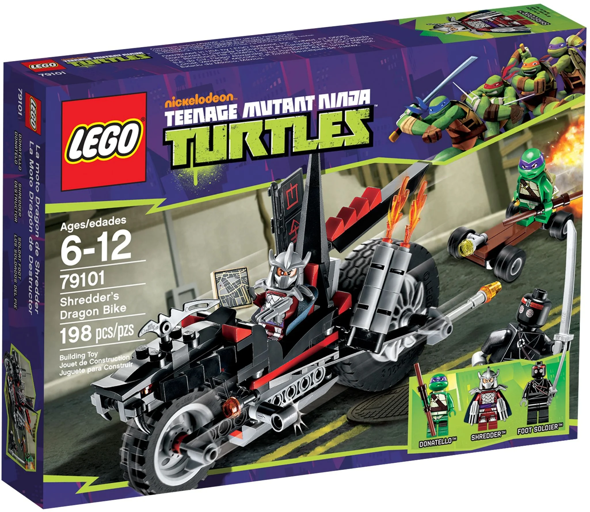 LEGO® 79101 Mutant Ninja Turtles Motor Shreddera Nowe - zdjęcie 2
