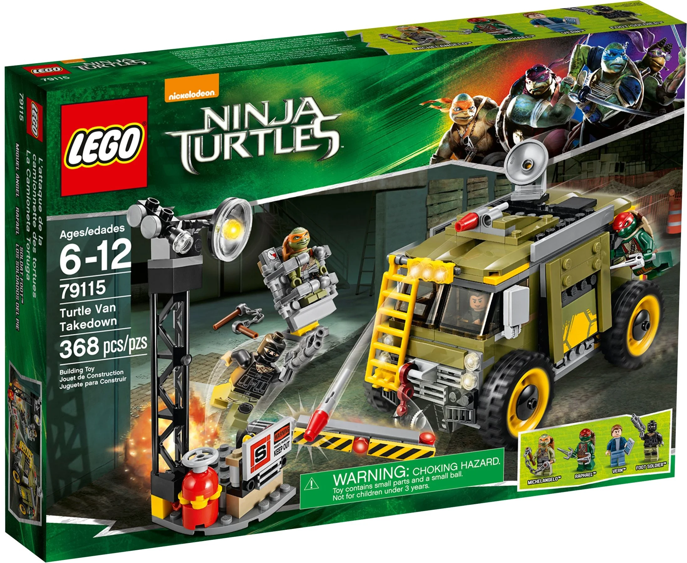 LEGO® 79115 Destrukcja furgonetki żółwi