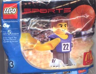 LEGO® 7917 McDonald's Sports Set Number 3 - Blue Basketball Player #22