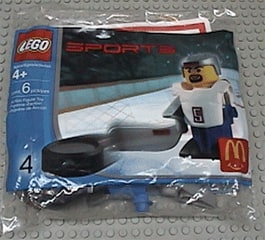 McDonald's Sports Set Number 4 - White Hockey Player #5