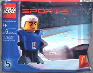 LEGO® 7920 McDonald's Sports Set Number 5 - Blue Hockey Player #4