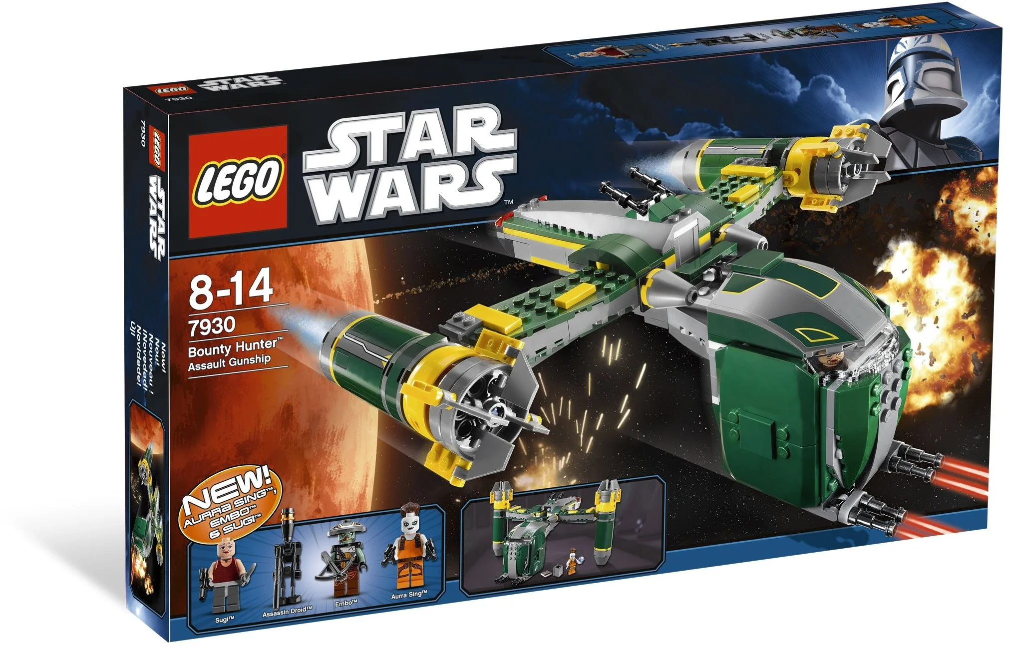 LEGO® 7930 Klocki Lego Star Wars Zestaw Bounty Hunter Assault Gunship - zdjęcie 16