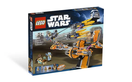 LEGO® 7962 Wars Anakin's & Sebulba's Podracers - zdjęcie 9