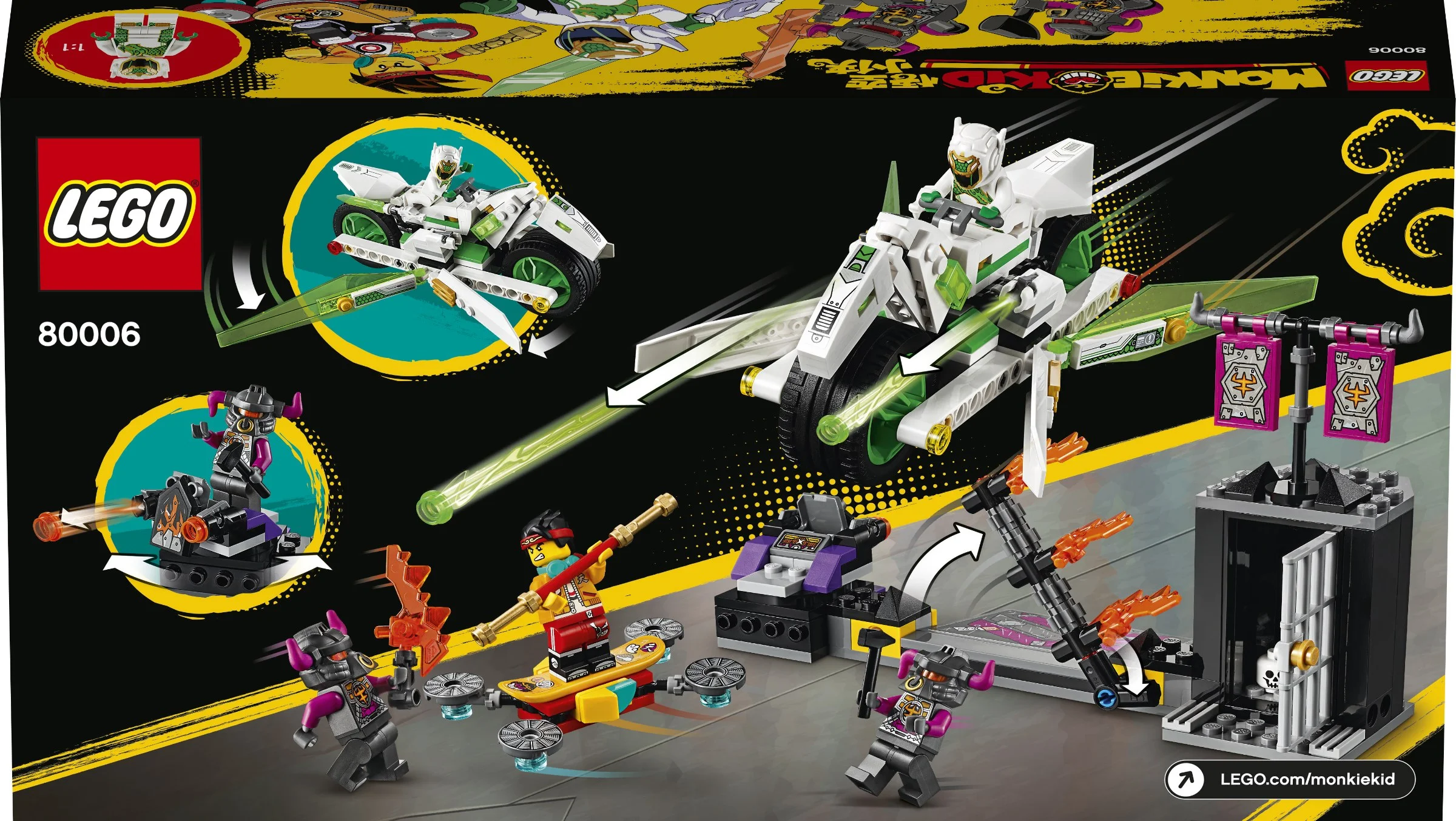 LEGO® 80006 Kid Motocykl Biały Smok - zdjęcie 12