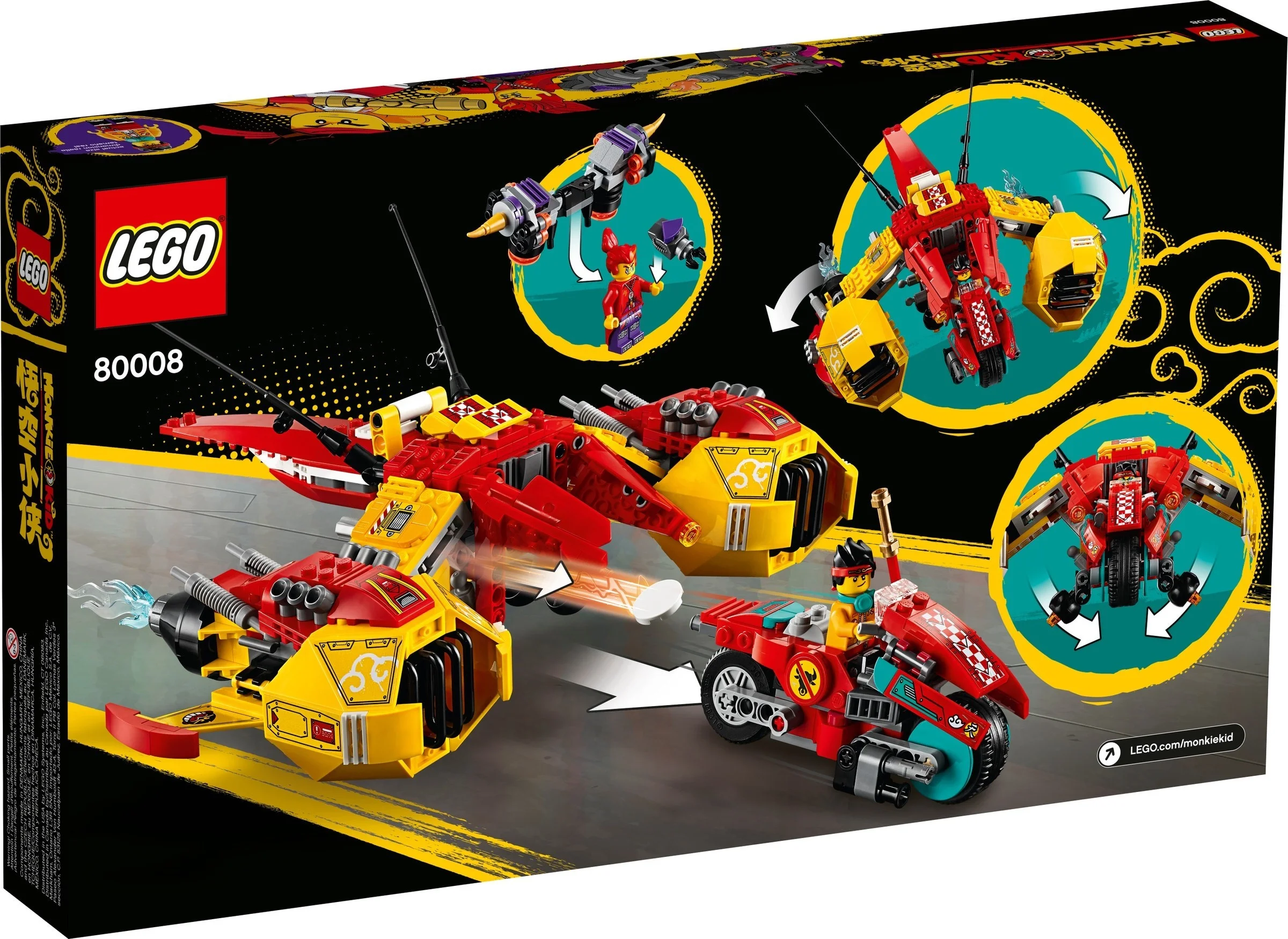 LEGO® 80008 LEGO Monkie Kid Odrzutowiec Monkie Kida - zdjęcie 4