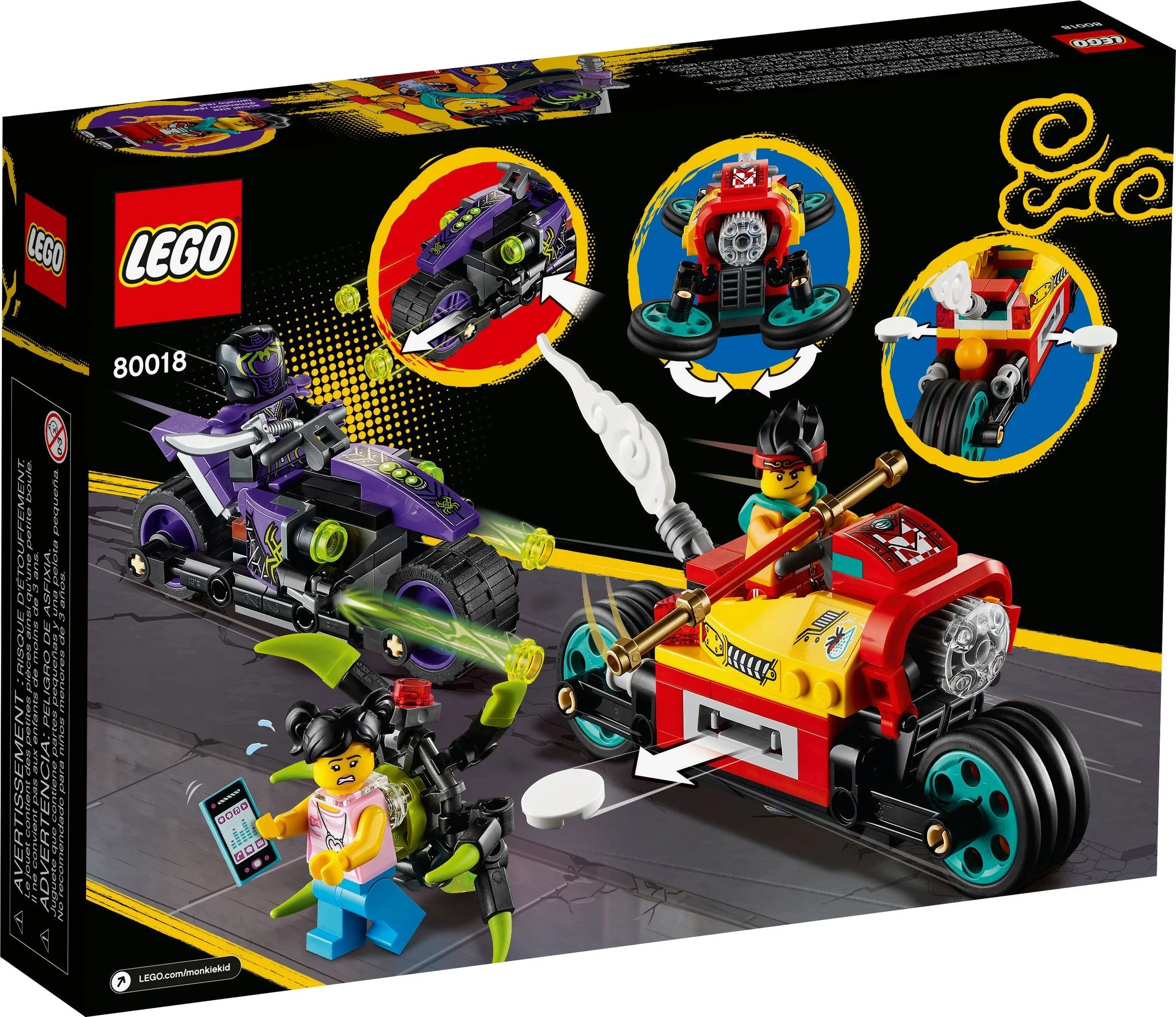 LEGO® 80018 Monkie Kid's Cloud Bike - zdjęcie 3