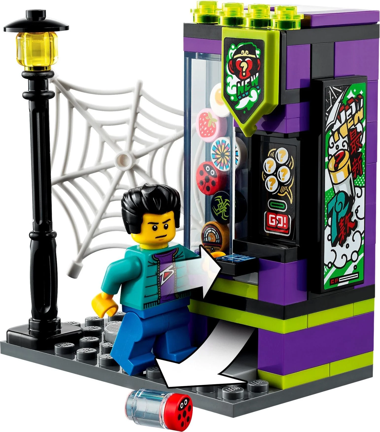 LEGO® 80020 Odrzutowiec Biały Smok Statek Kosmiczny - zdjęcie 8