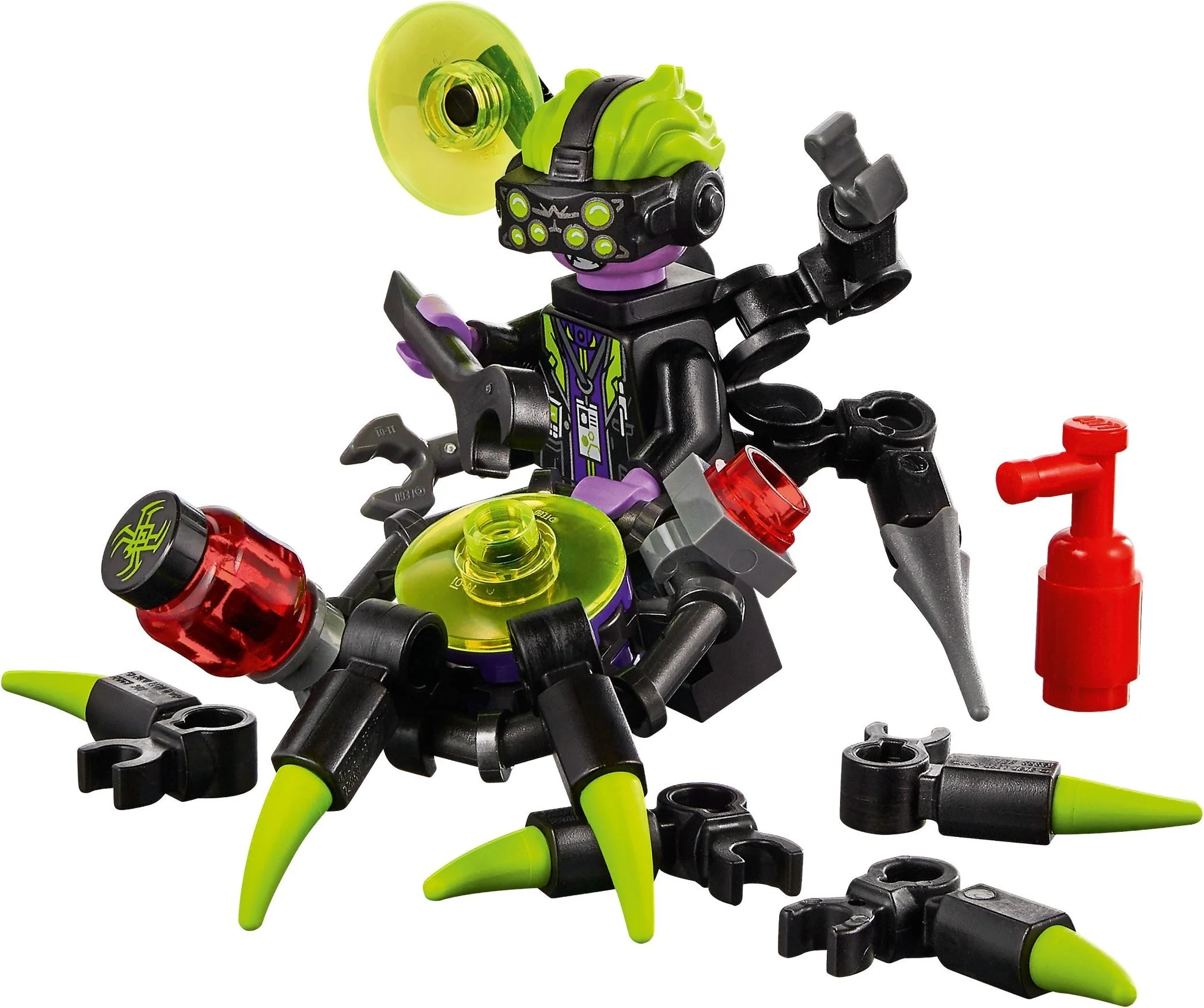 LEGO® 80022 Kid Lego Monkie Kid Baza Arachnoidów Spider Quee - zdjęcie 3