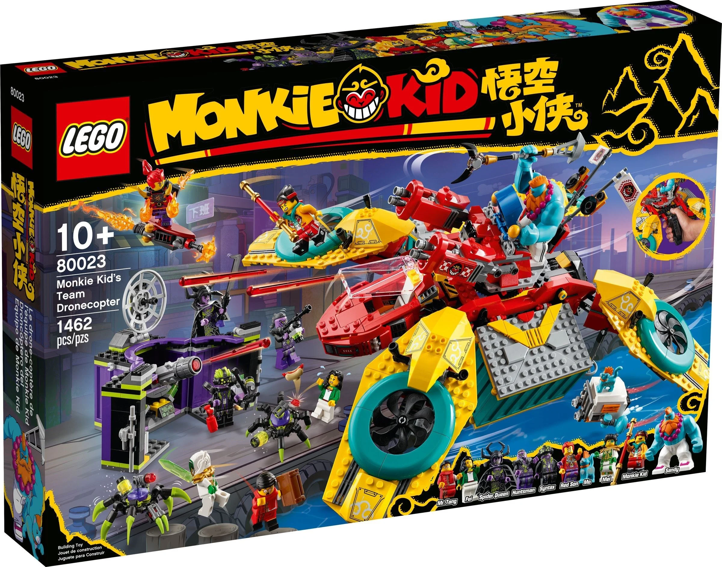 LEGO Monkie Kid Dronkopter ekipy Monkie Kida
