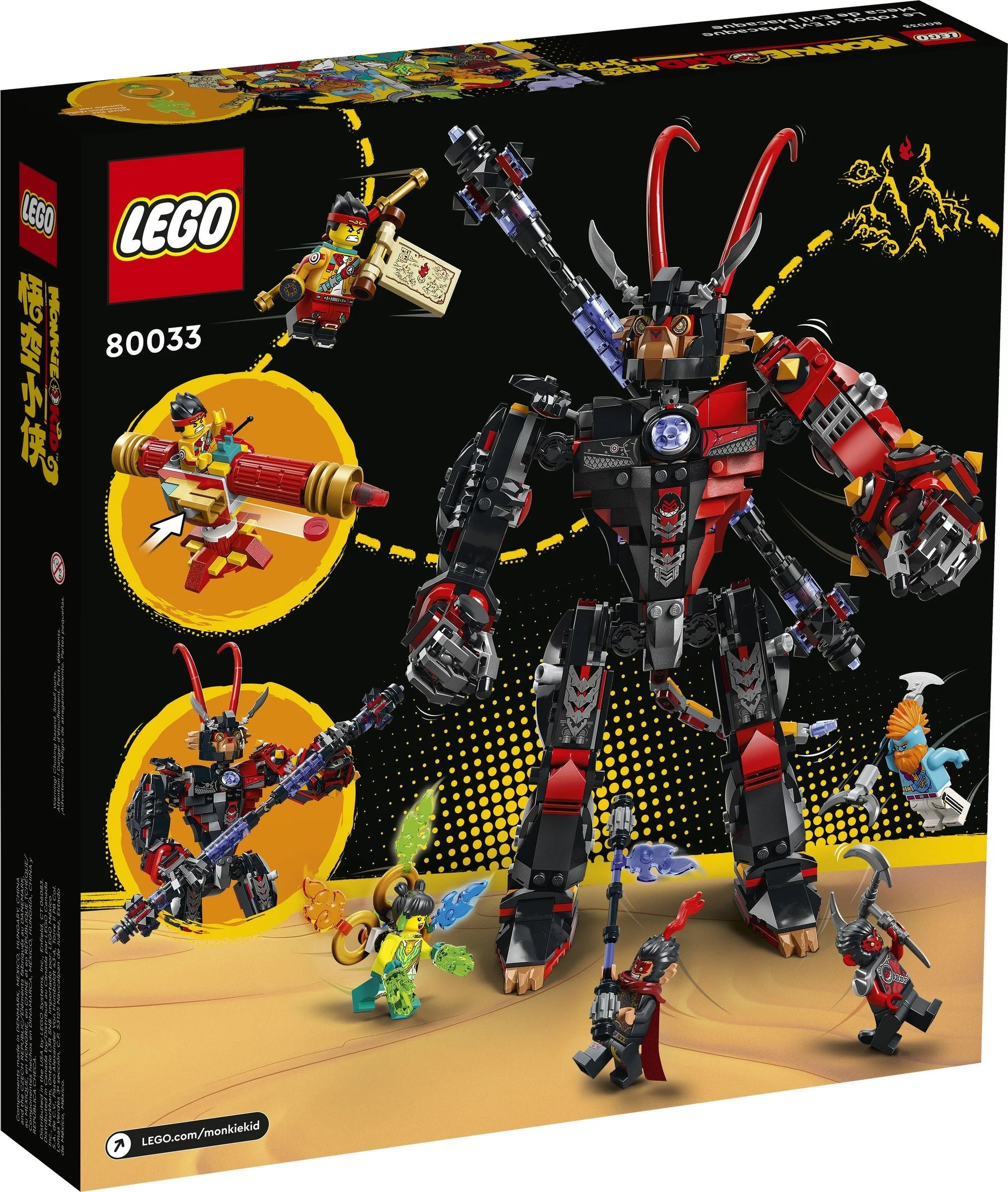 LEGO® 80033 Lego Monkie Kid Mech Evil Macaque’a - zdjęcie 5