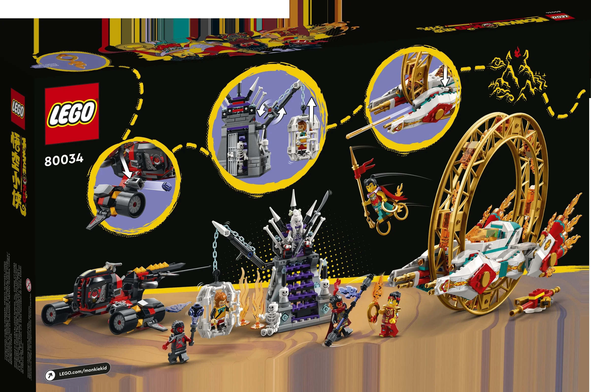 LEGO® 80034 Oryginalne Lego Monkie Kid Ognisty pierścień Nezhy Klocki Nowe - zdjęcie 6