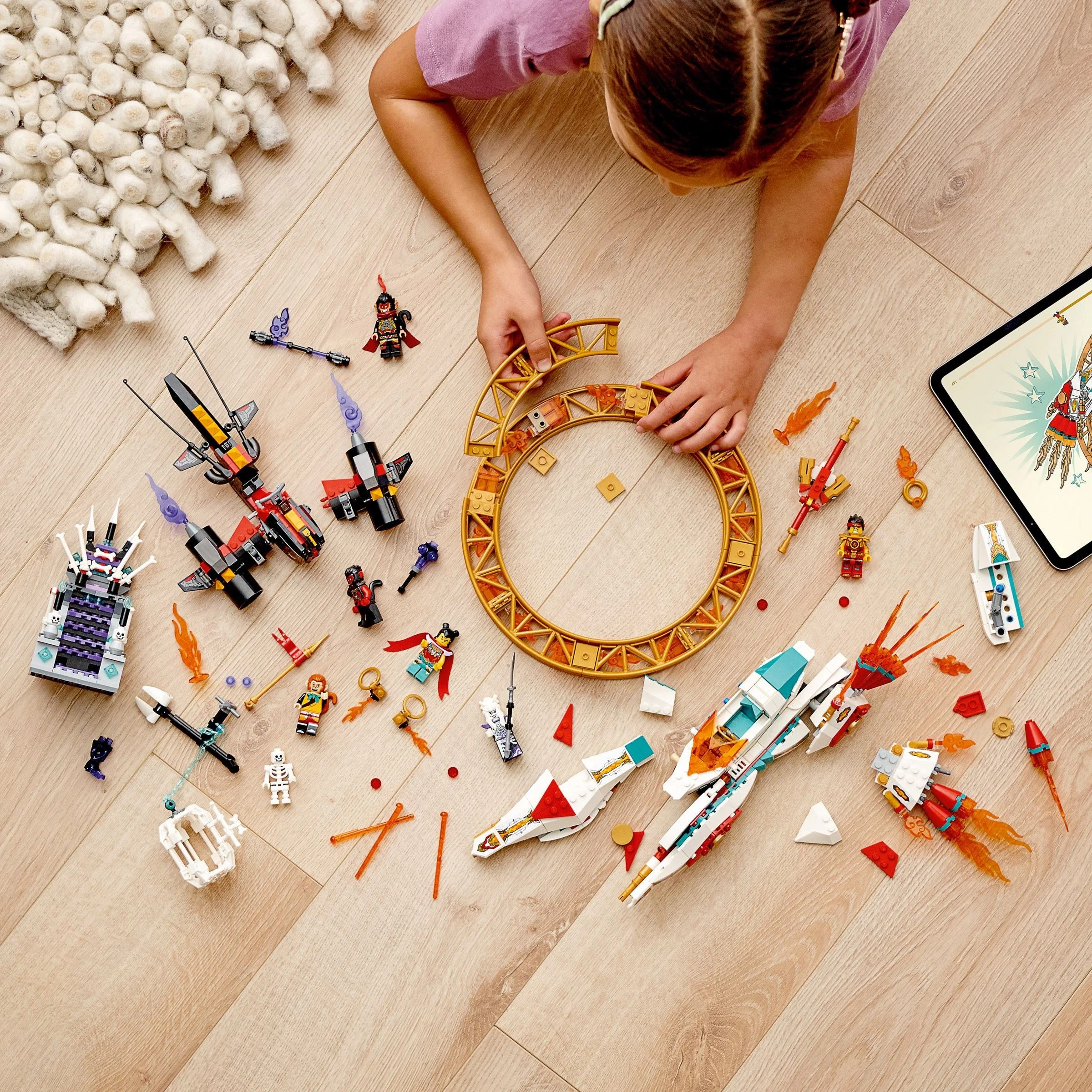 LEGO® 80034 Oryginalne Lego Monkie Kid Ognisty pierścień Nezhy Klocki Nowe - zdjęcie 7