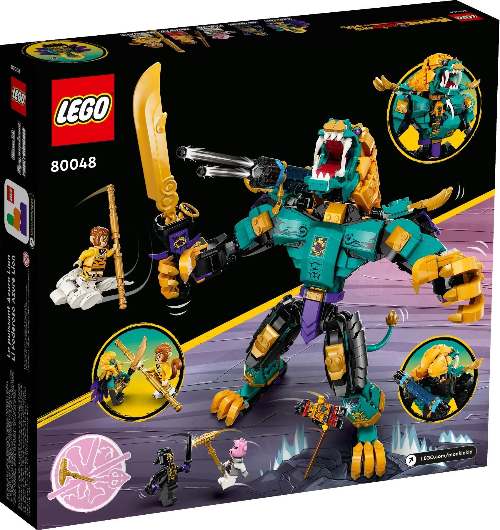 LEGO® 80048 Kid Potężny Azure Lion Ninjago święta - zdjęcie 6