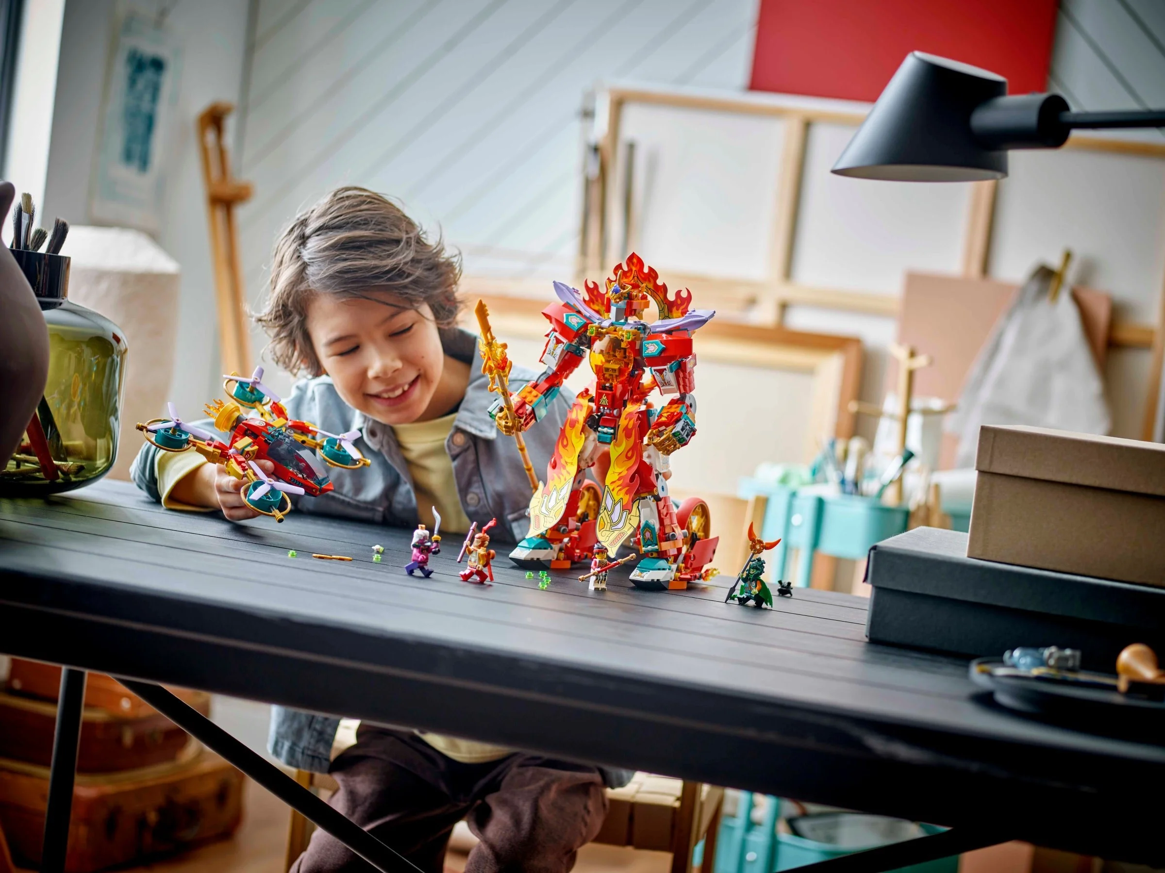 LEGO® 80057 Mech ognistego pierścienia Nezhy - zdjęcie 9