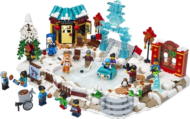 Klocki Lego Zestaw Rok Księżycowy Festiwal Lodu